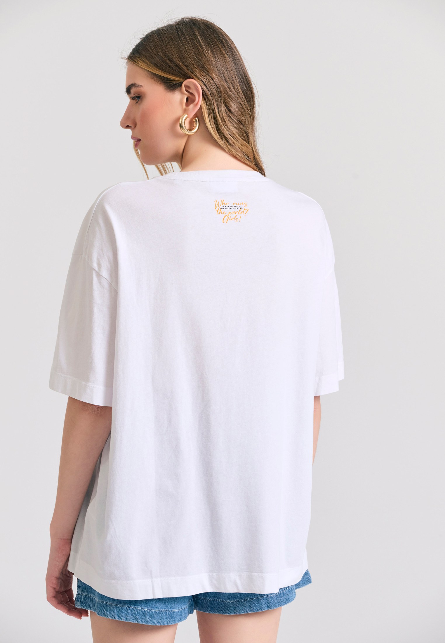 Women's Shirts Funky Buddha White