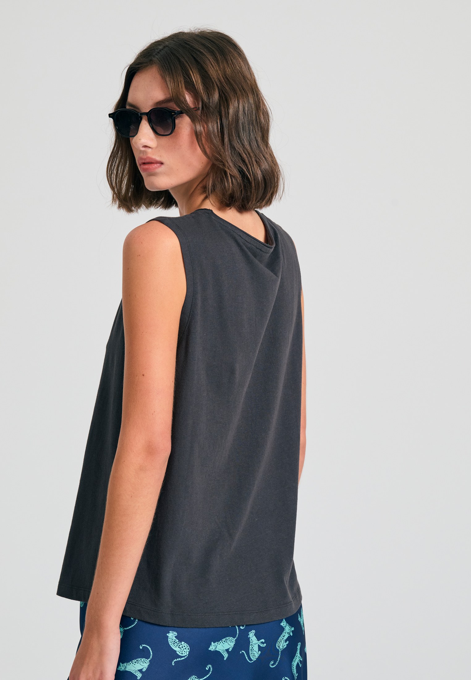 Women's Shirts Funky Buddha Gray