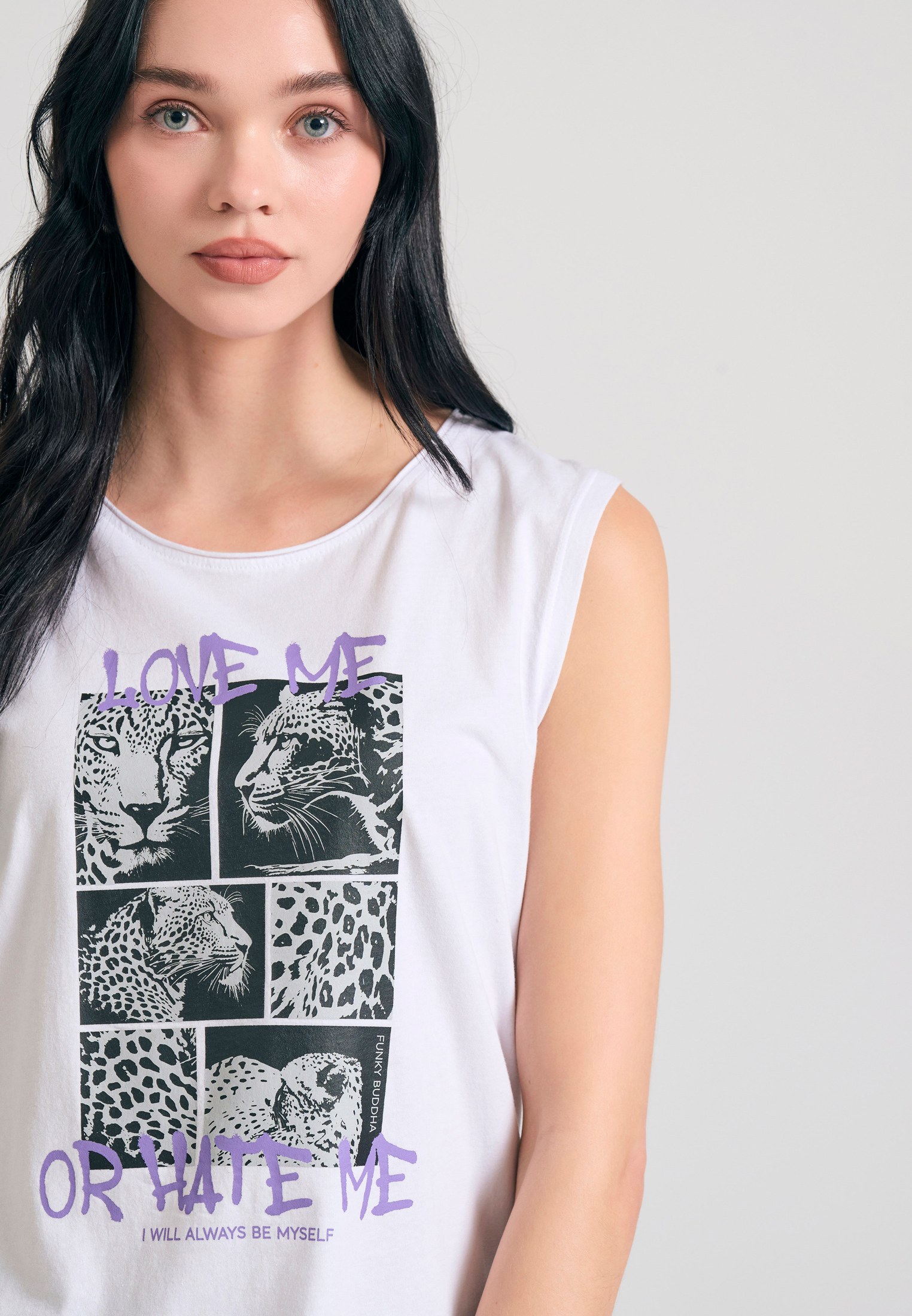 Women's Shirts Funky Buddha White