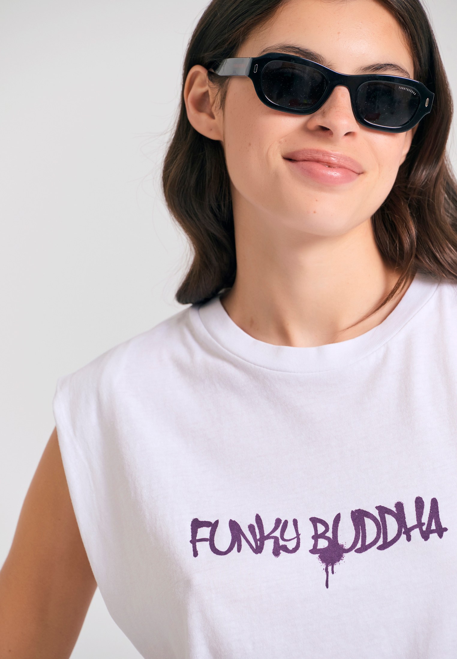 Women's Shirts Funky Buddha White