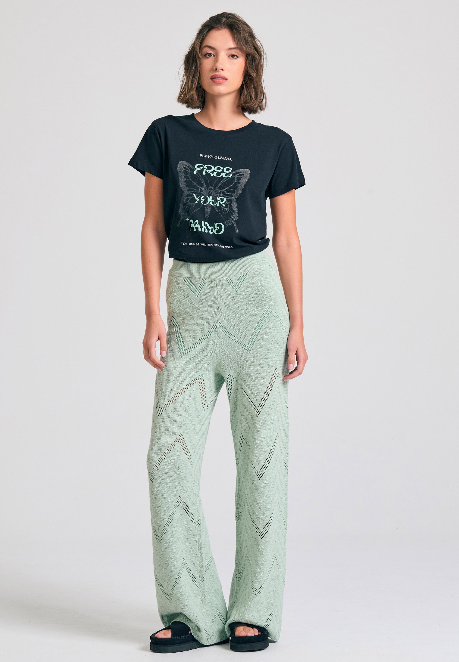 Women's T-Shirts Funky Buddha Black