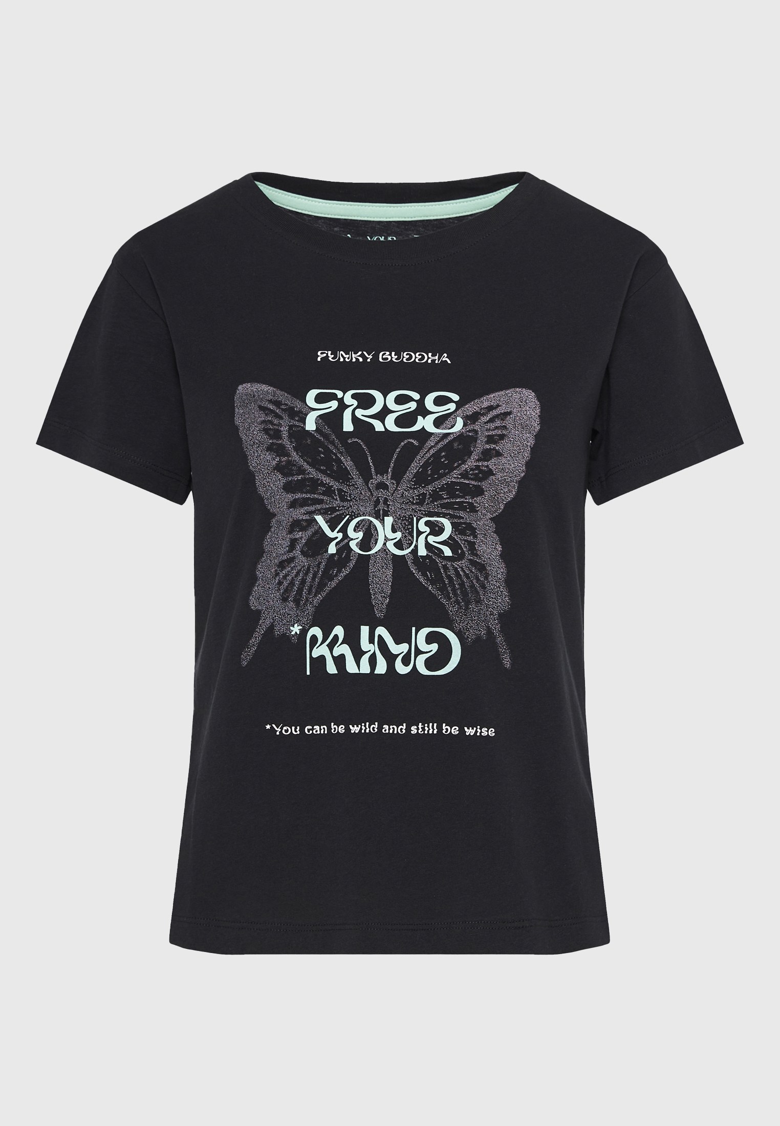 Women's T-Shirts Funky Buddha Black