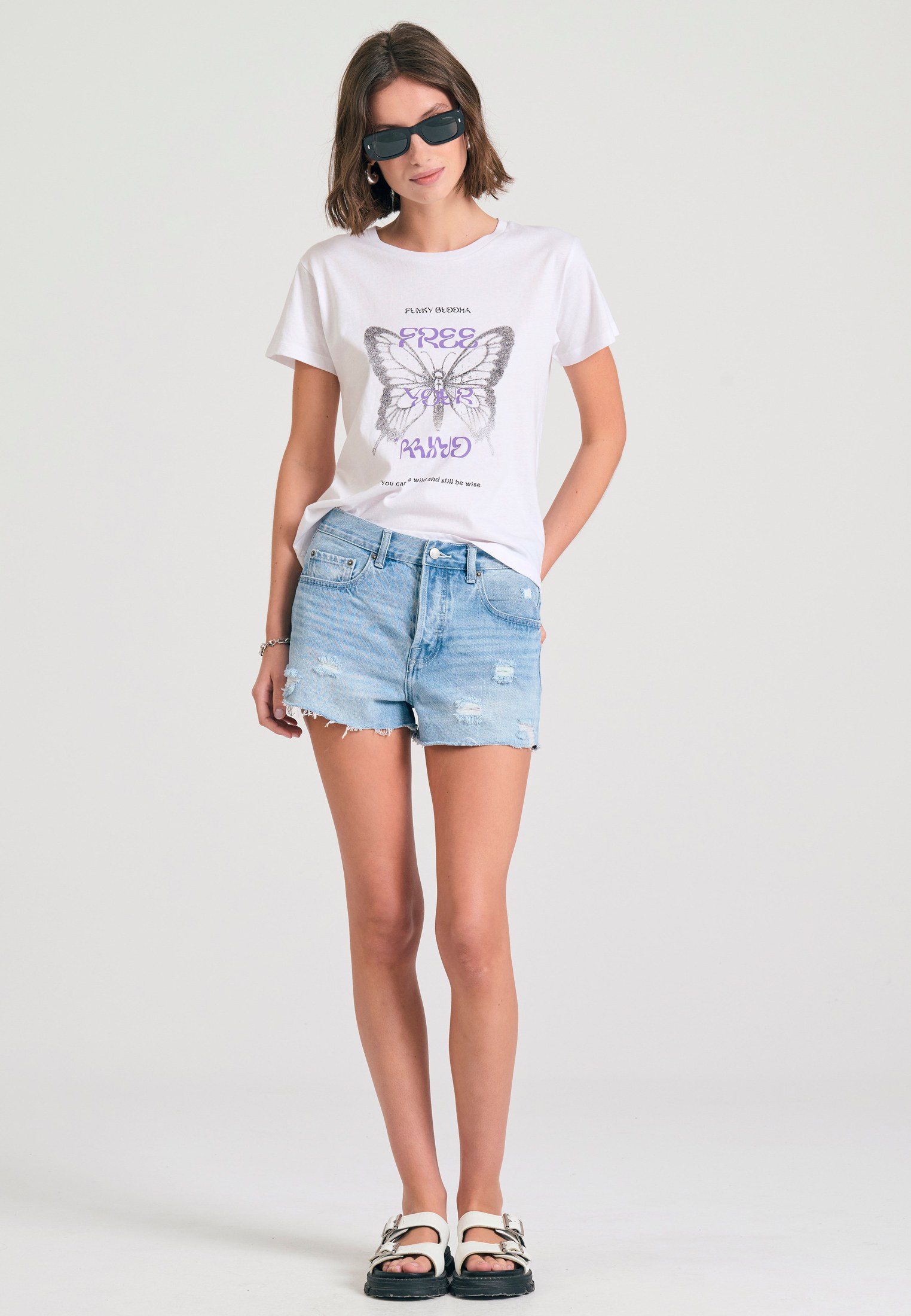 Γυναικείο t-shirt με φωτογραφικό τύπωμα φωτογραφία