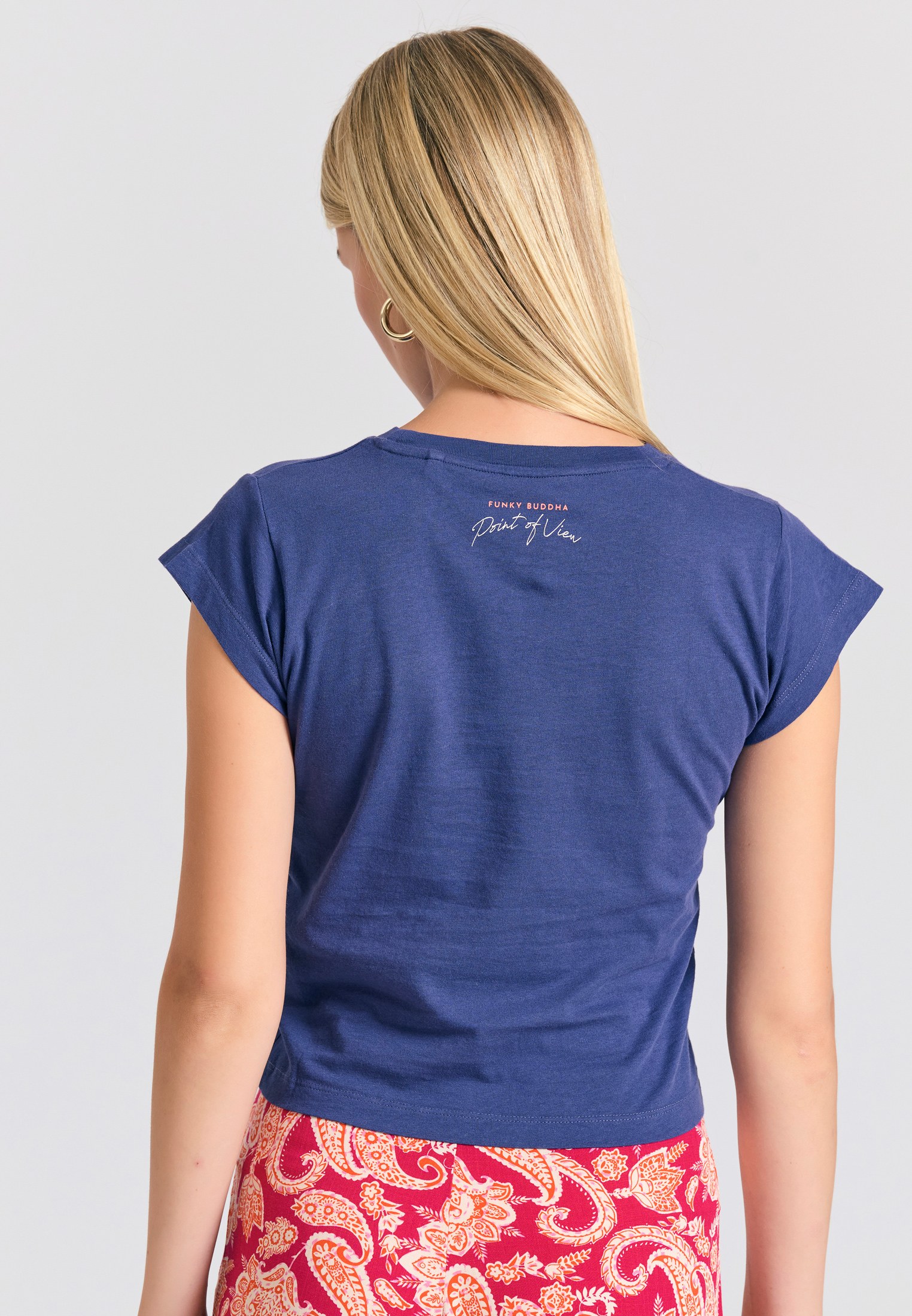 Women's Shirts Funky Buddha Blue