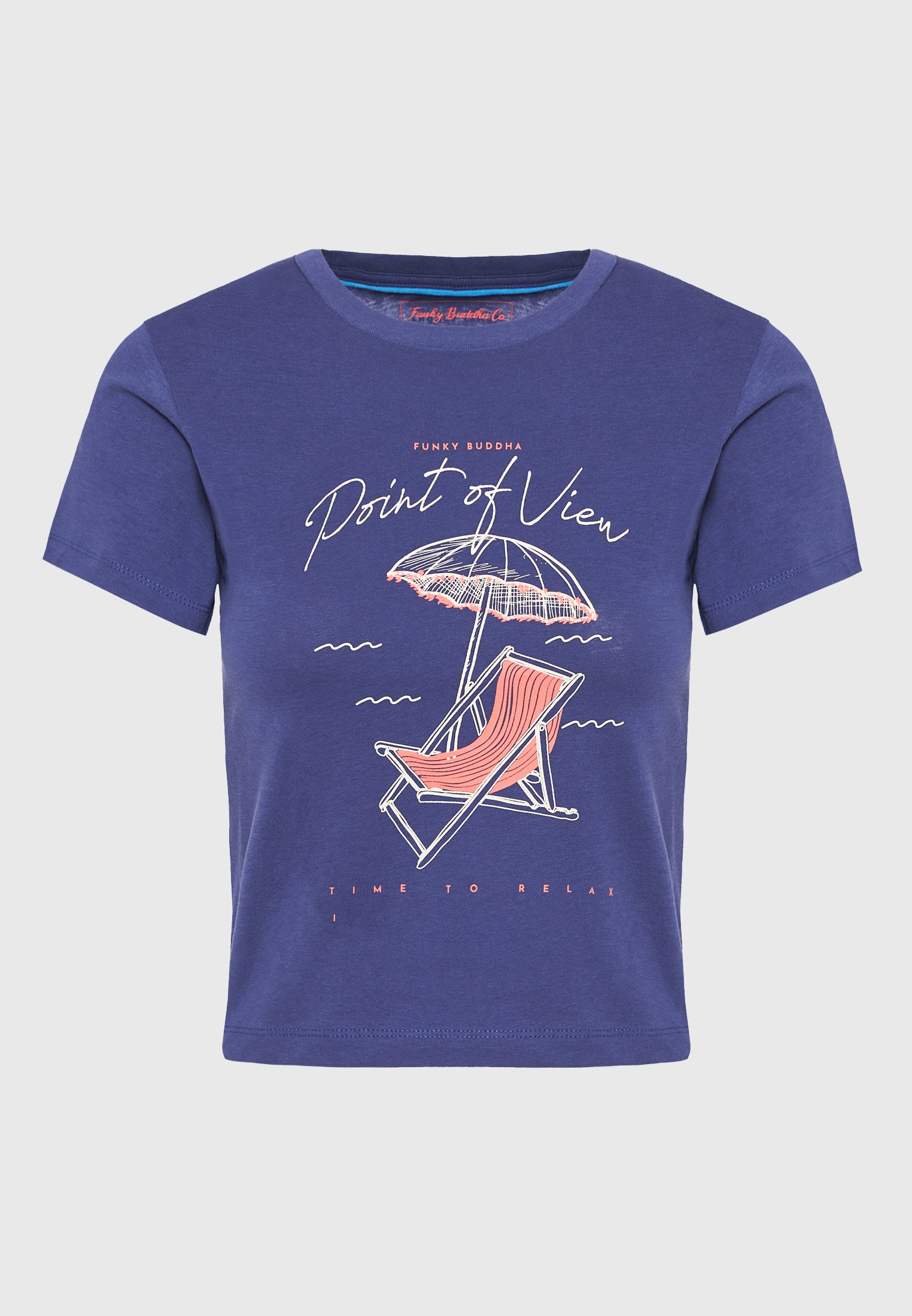 Women's Shirts Funky Buddha Blue