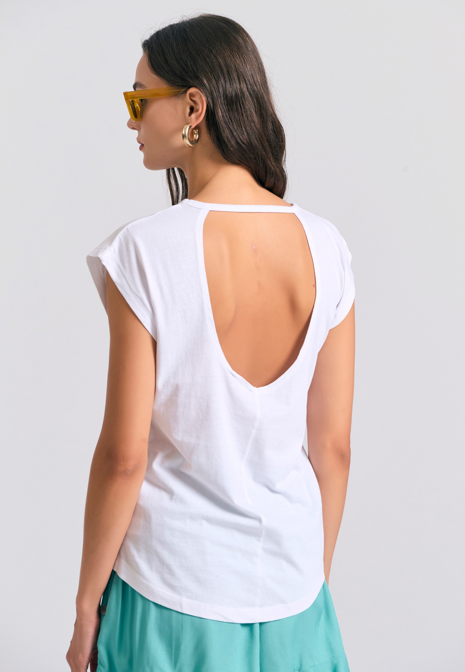 Women's T-Shirts Funky Buddha White