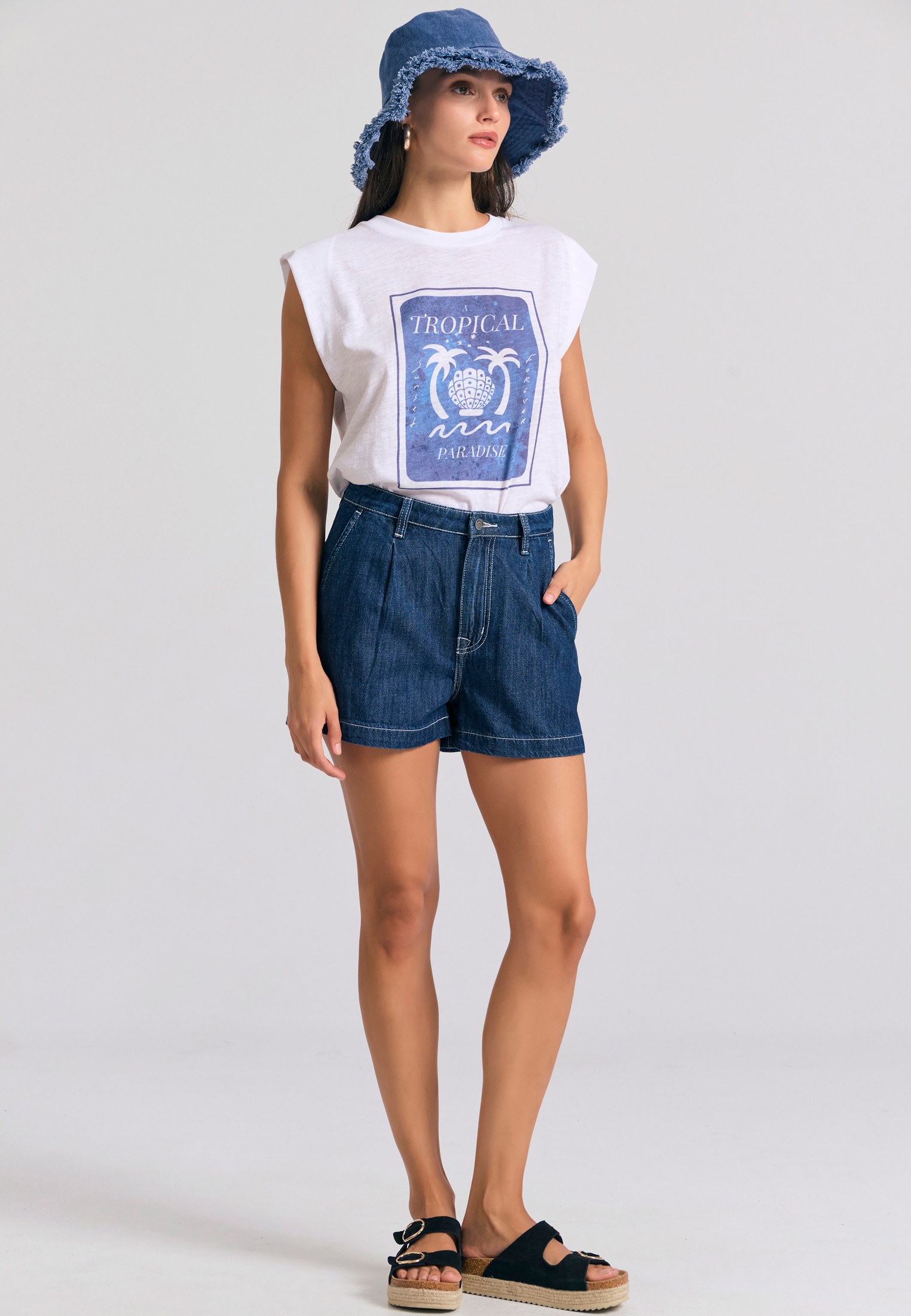 Women's Shirts Funky Buddha White