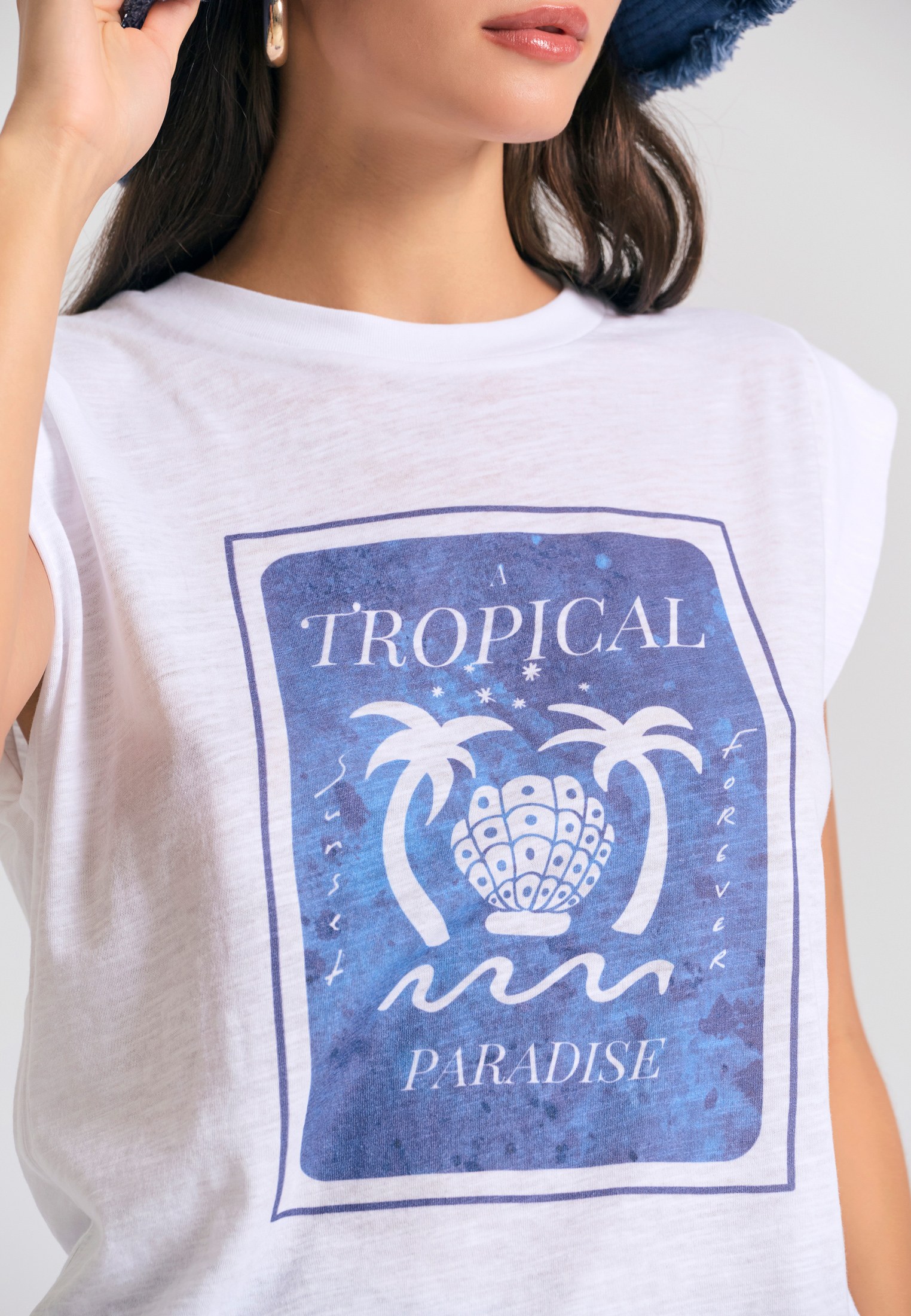 Women's Shirts Funky Buddha White