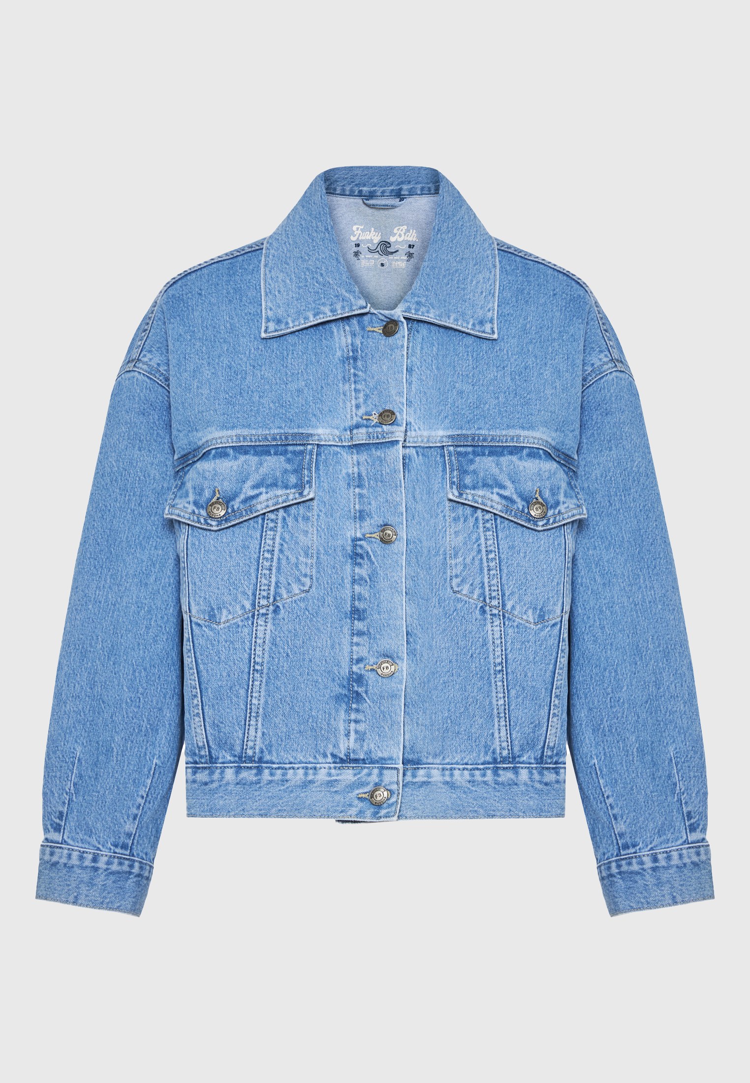 Women's Jackets Funky Buddha Blue