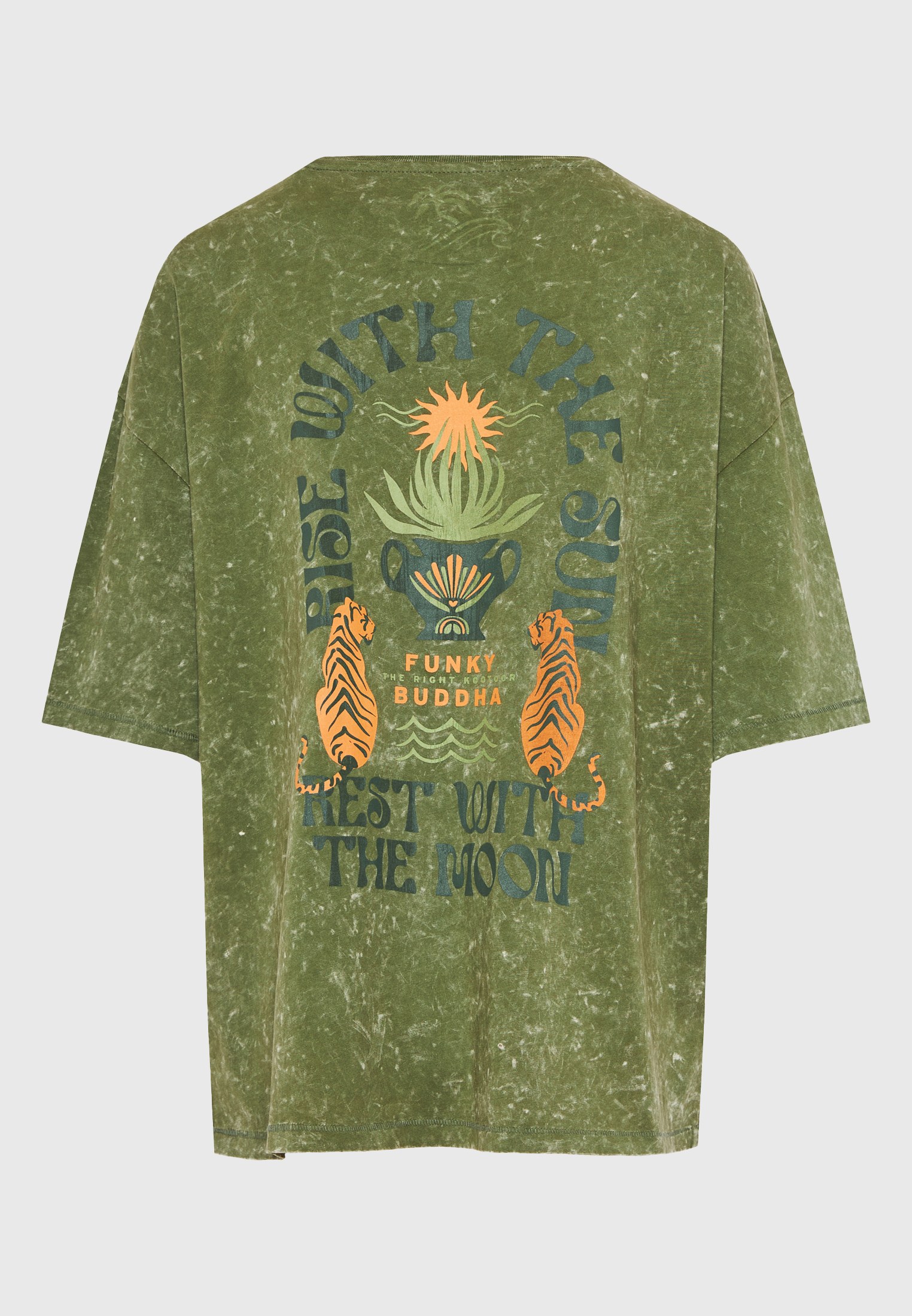 Women's T-Shirts Funky Buddha Khaki