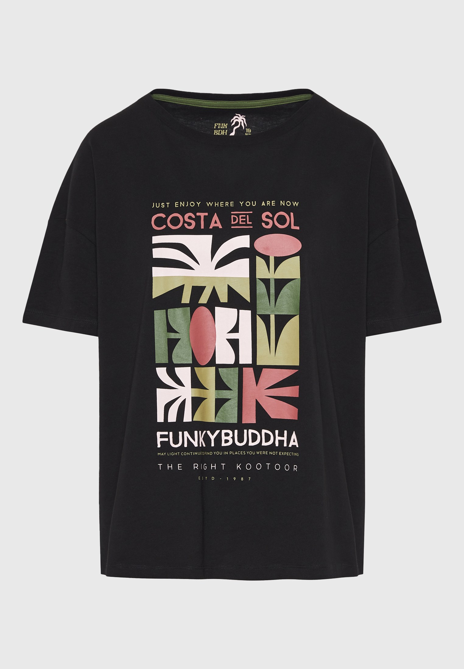 Women's T-Shirts Funky Buddha Black