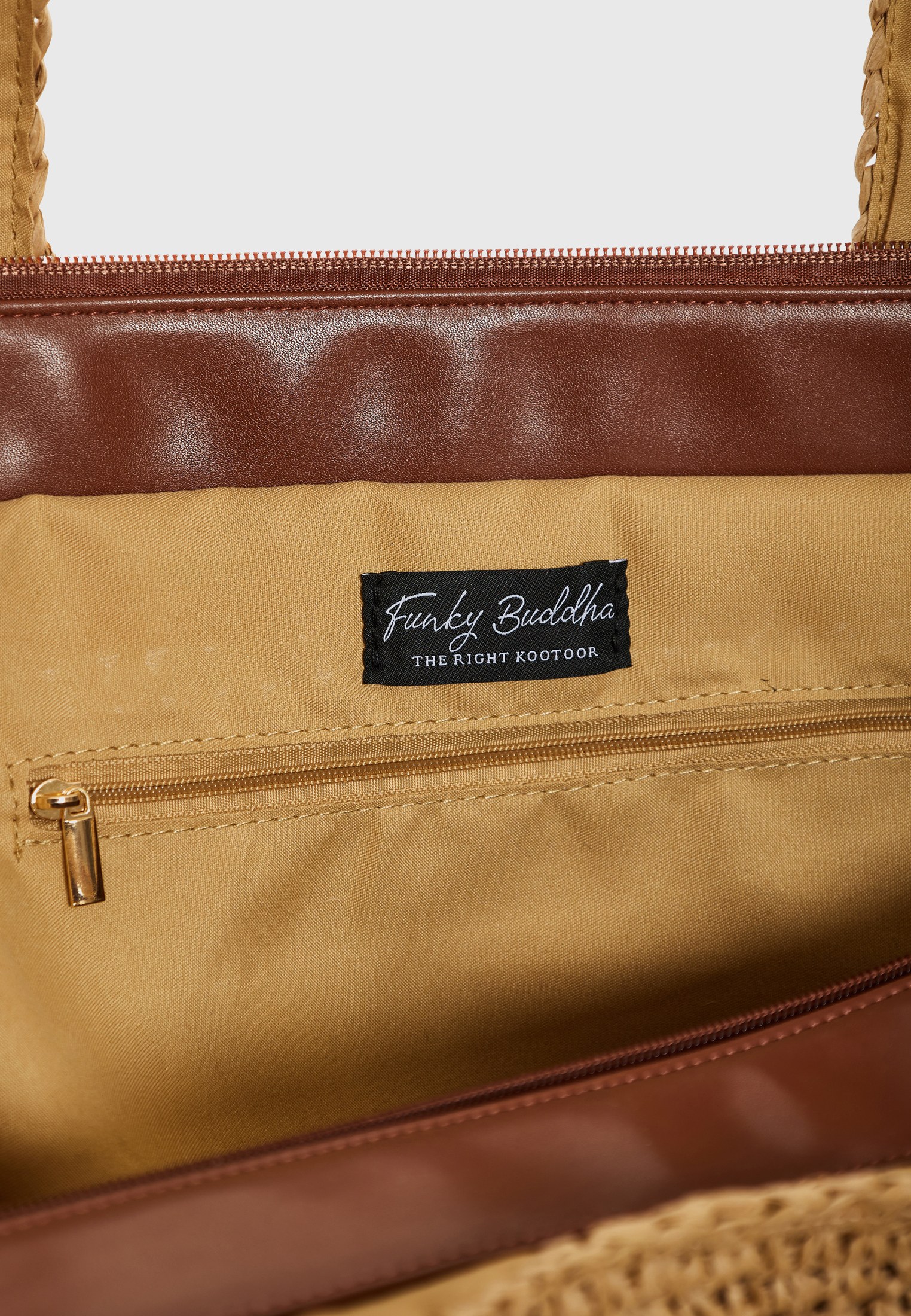 Women's Handbags Funky Buddha Beige