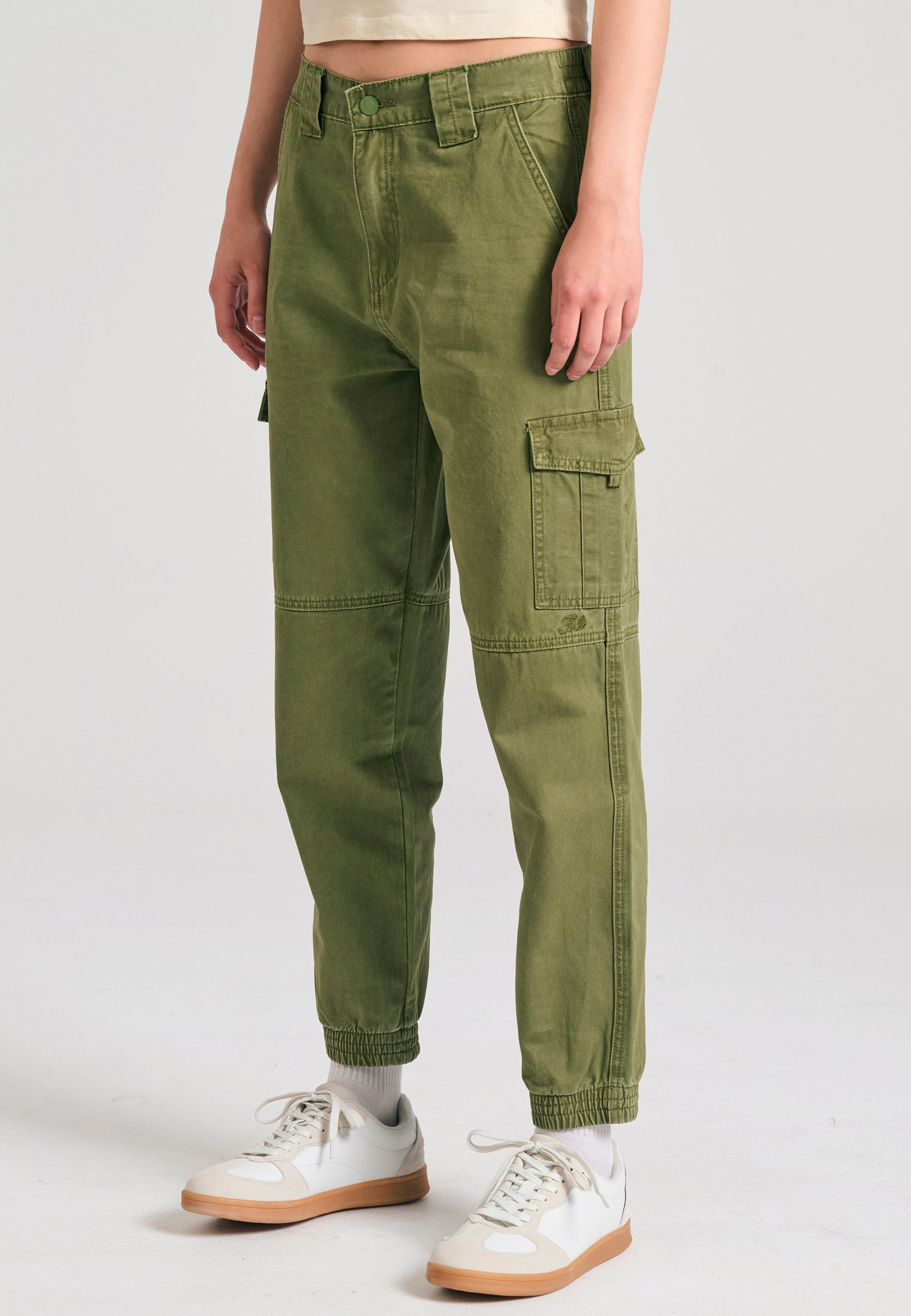 Women's Cargo Pants Funky Buddha Green