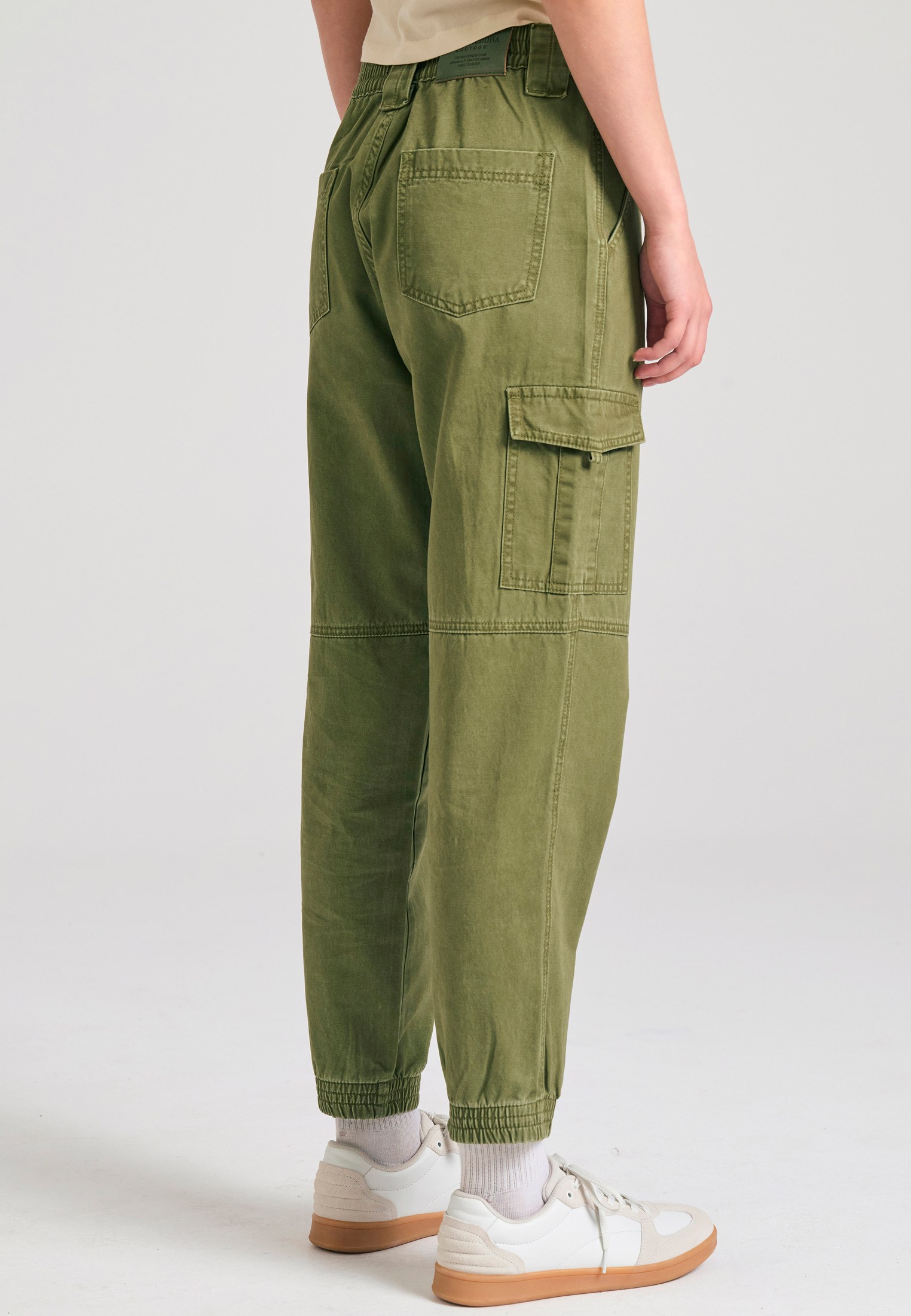 Women's Cargo Pants Funky Buddha Green