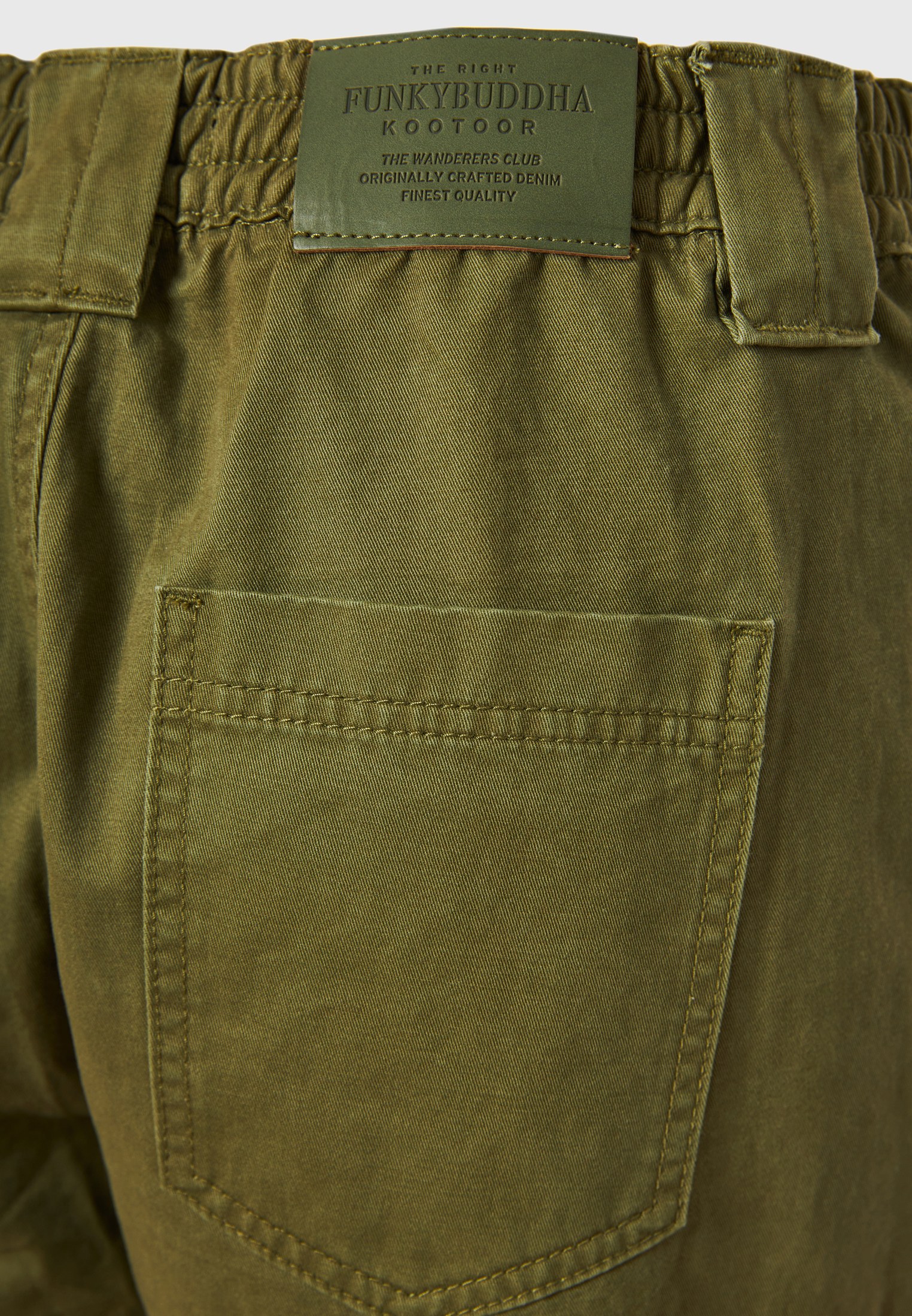 Women's Cargo Pants Funky Buddha Green