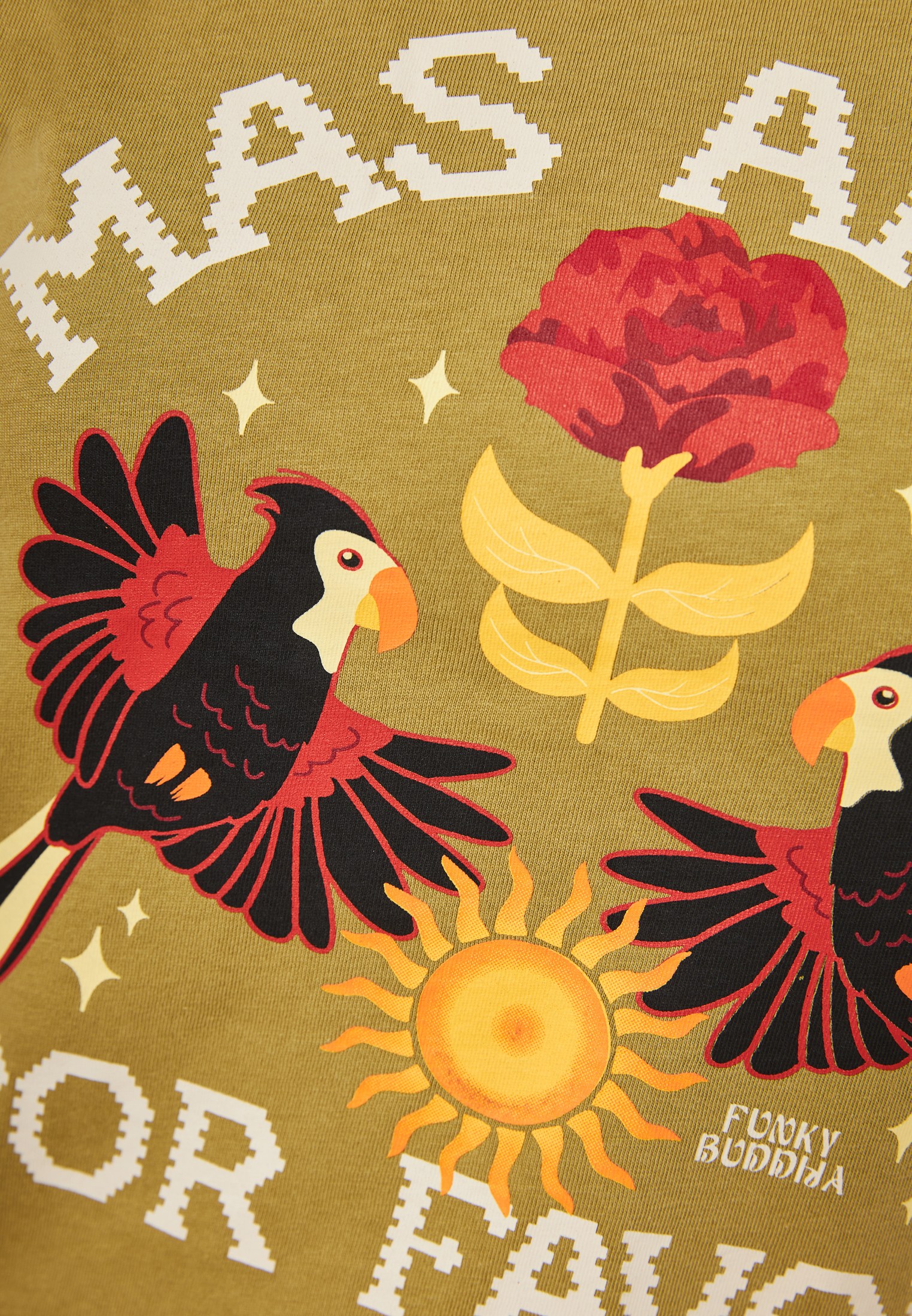 Women's Shirts Funky Buddha Green