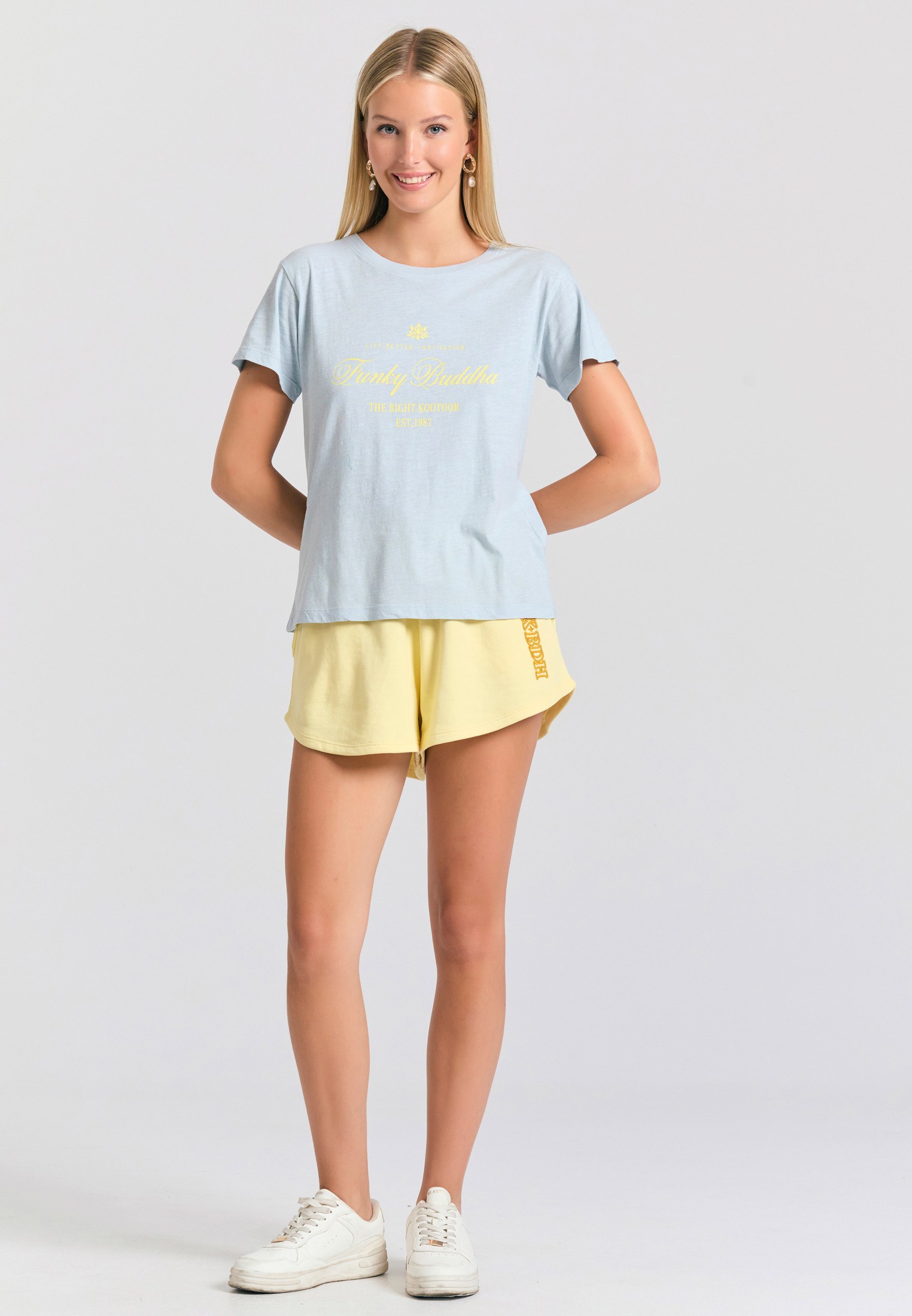 Women's Shirts Funky Buddha Blue