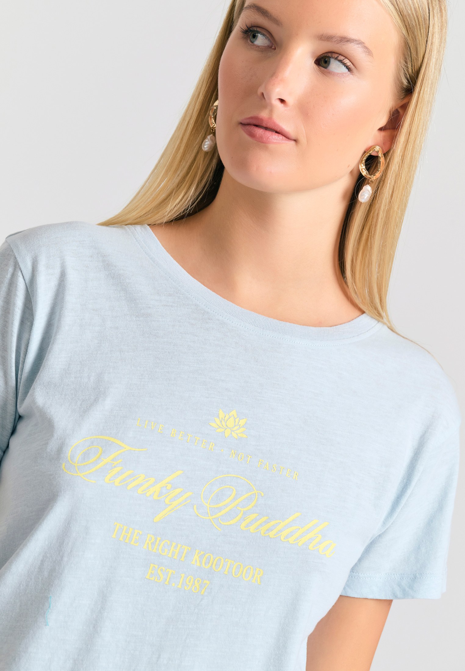 Women's Shirts Funky Buddha Blue