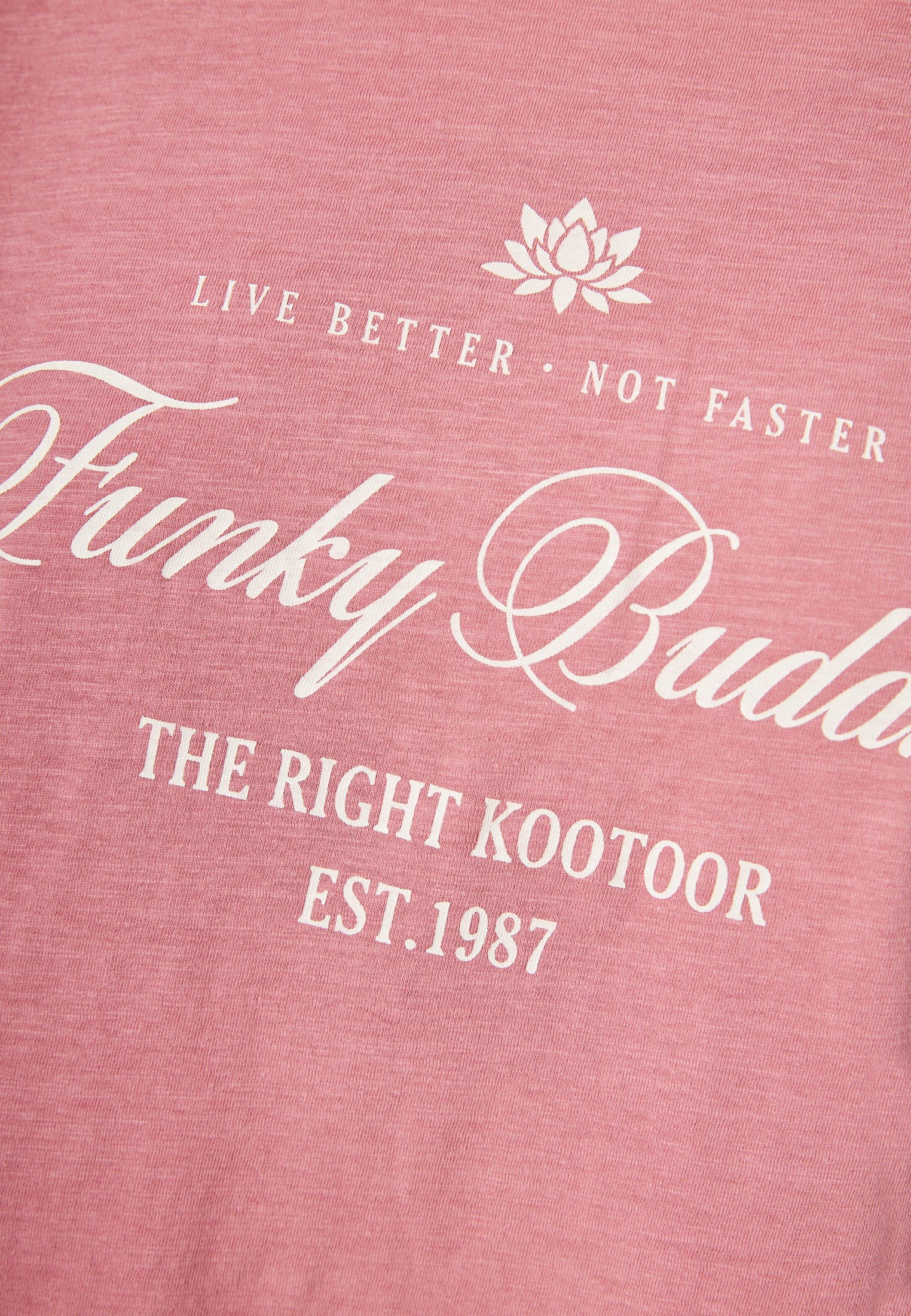 Women's T-Shirts Funky Buddha Pink