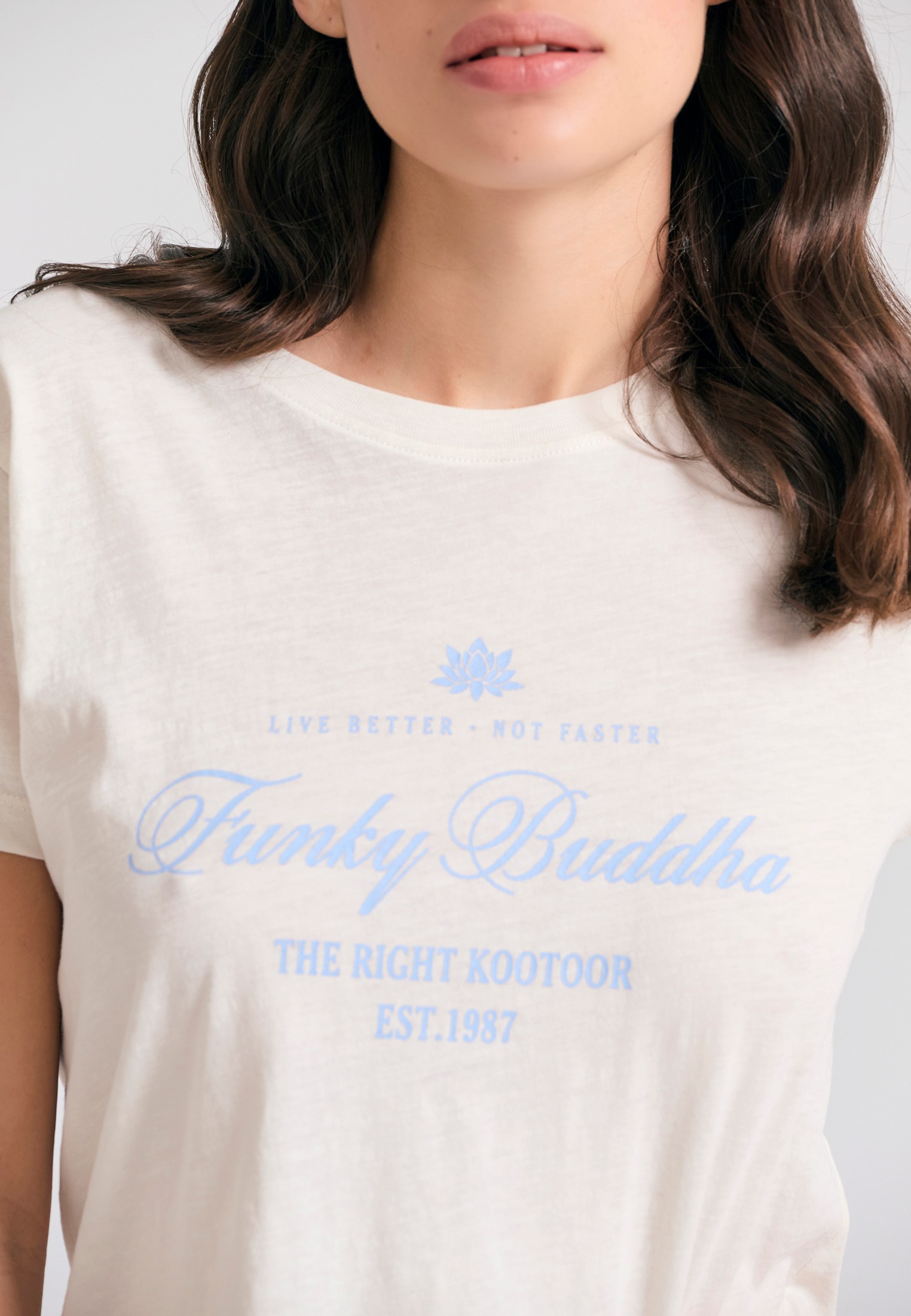 Women's Shirts Funky Buddha White