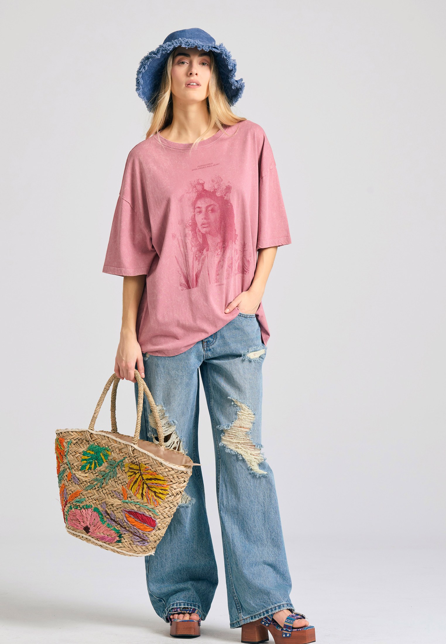 Women's Shirts Funky Buddha Pink