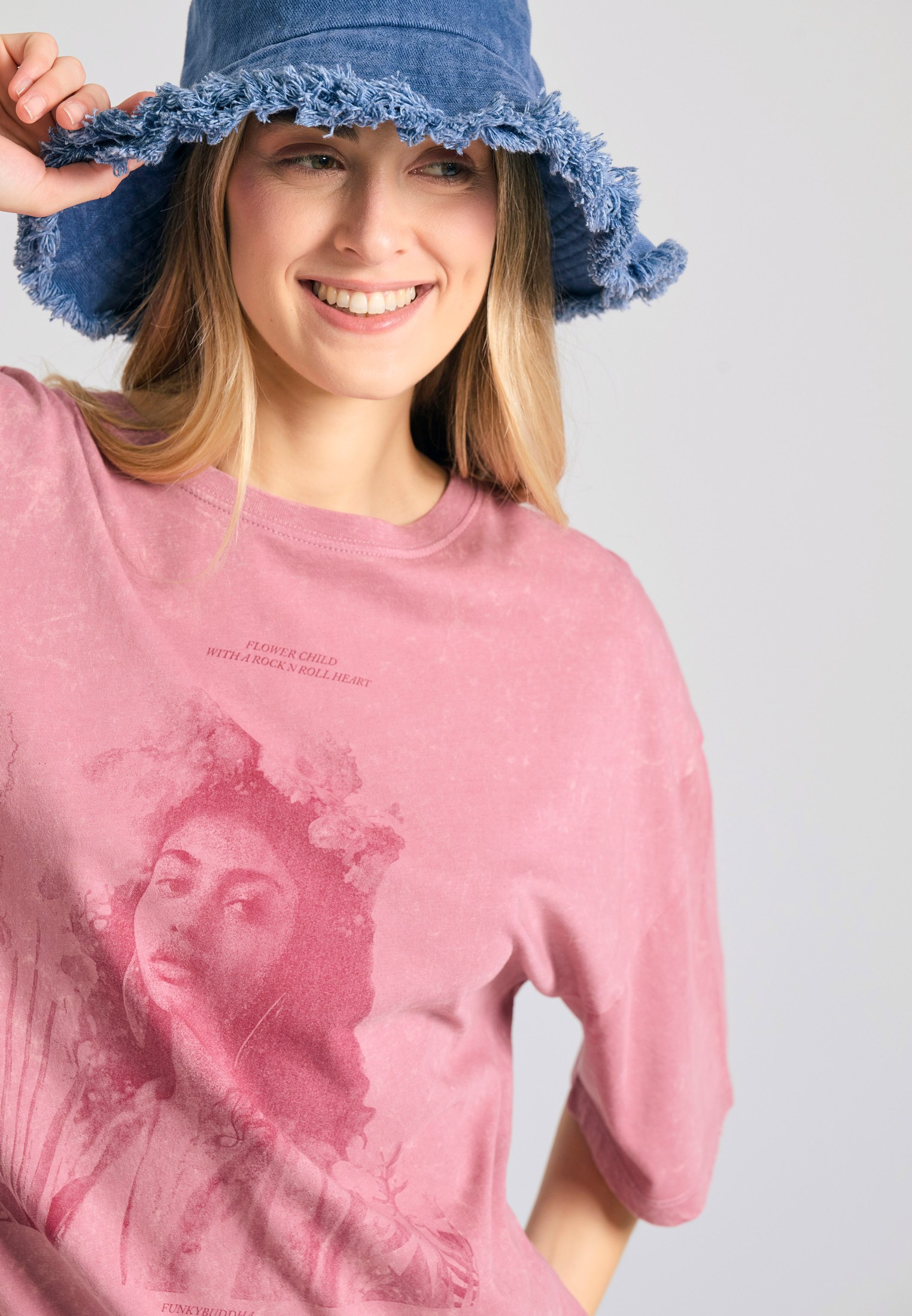 Women's Shirts Funky Buddha Pink