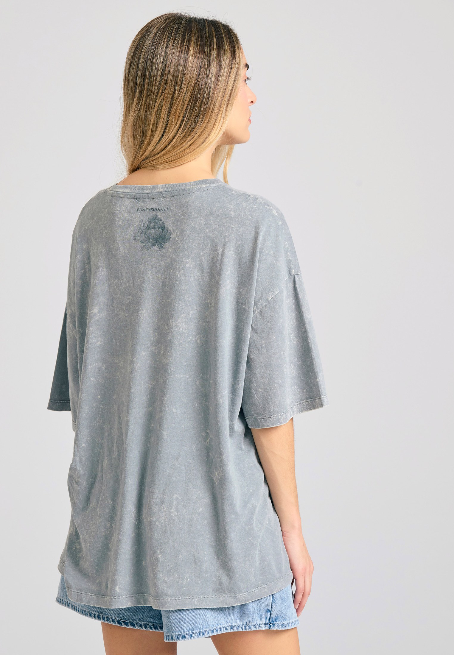 Women's T-Shirts Funky Buddha Gray