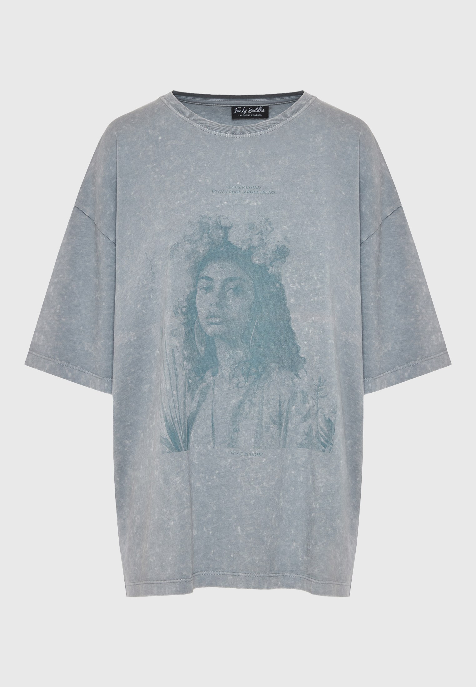 Women's T-Shirts Funky Buddha Gray