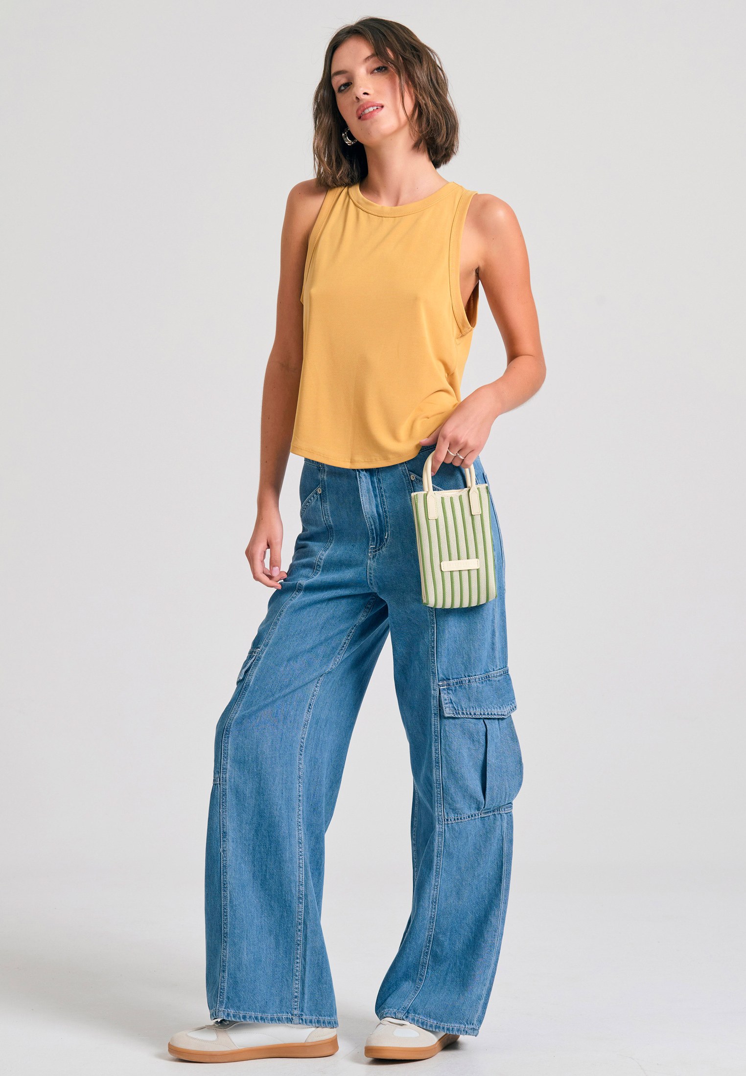 Women's Tops Funky Buddha Yellow