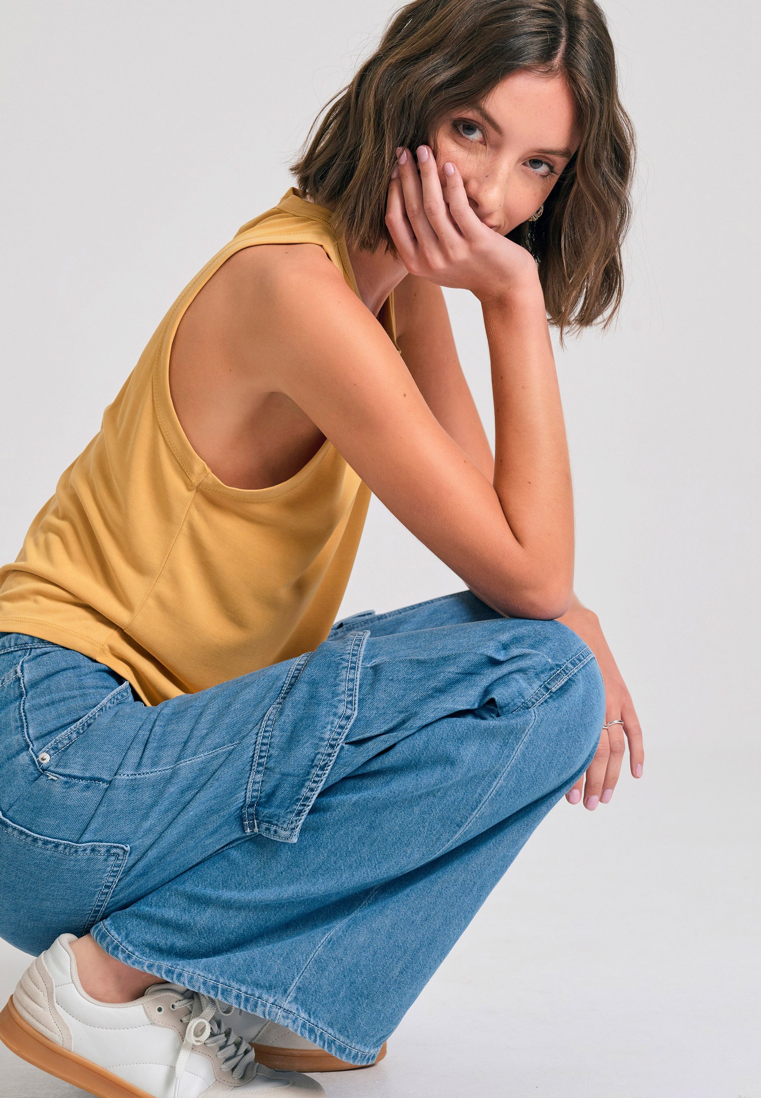 Women's Tops Funky Buddha Yellow