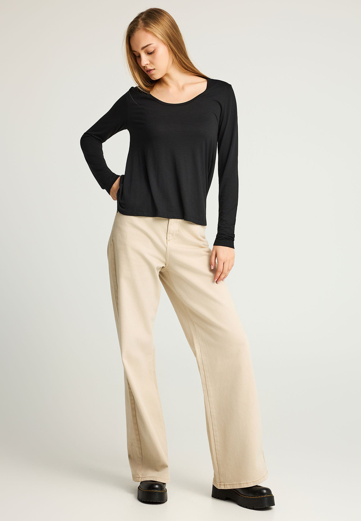 Women's Blouses Funky Buddha Black