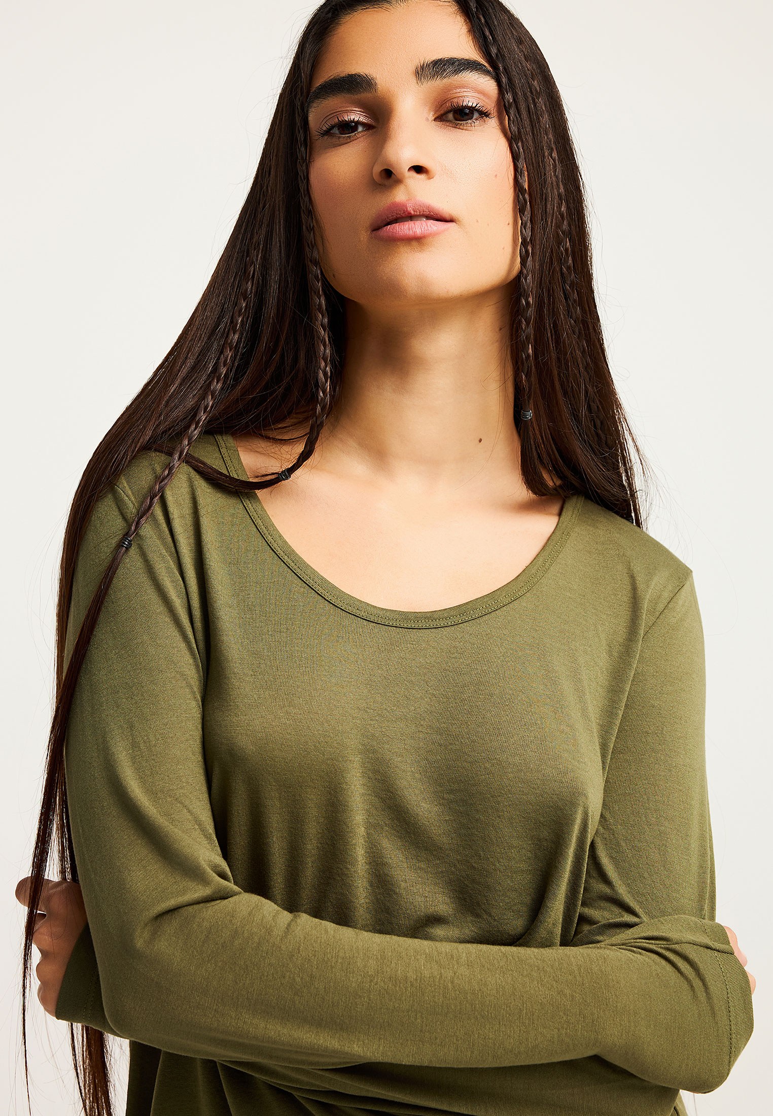 Women's Blouses Funky Buddha Green