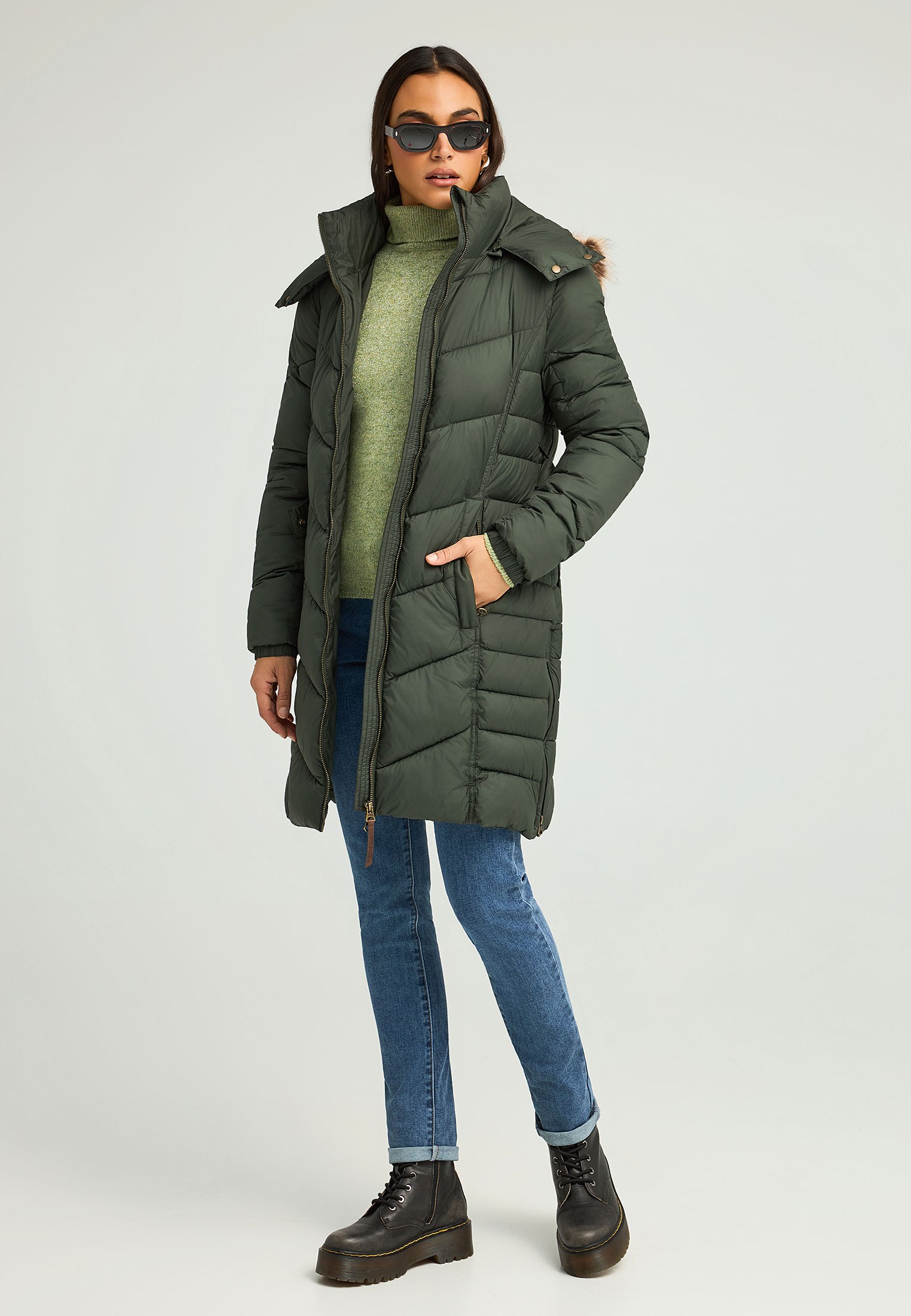 Women's Jackets Funky Buddha Green