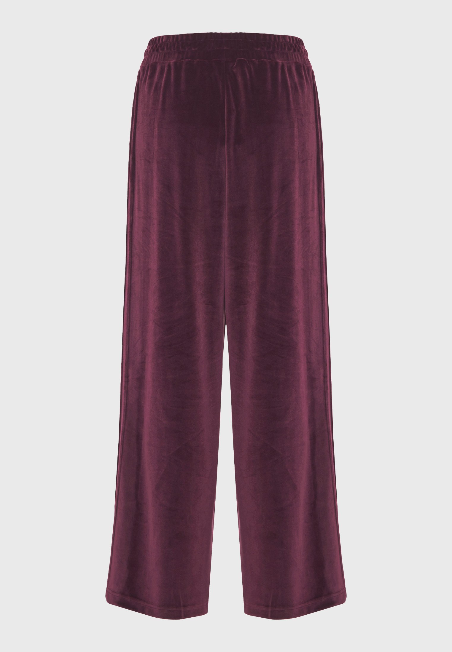 Wide leg παντελόνι σε βελουτέ ύφασμα φωτογραφία
