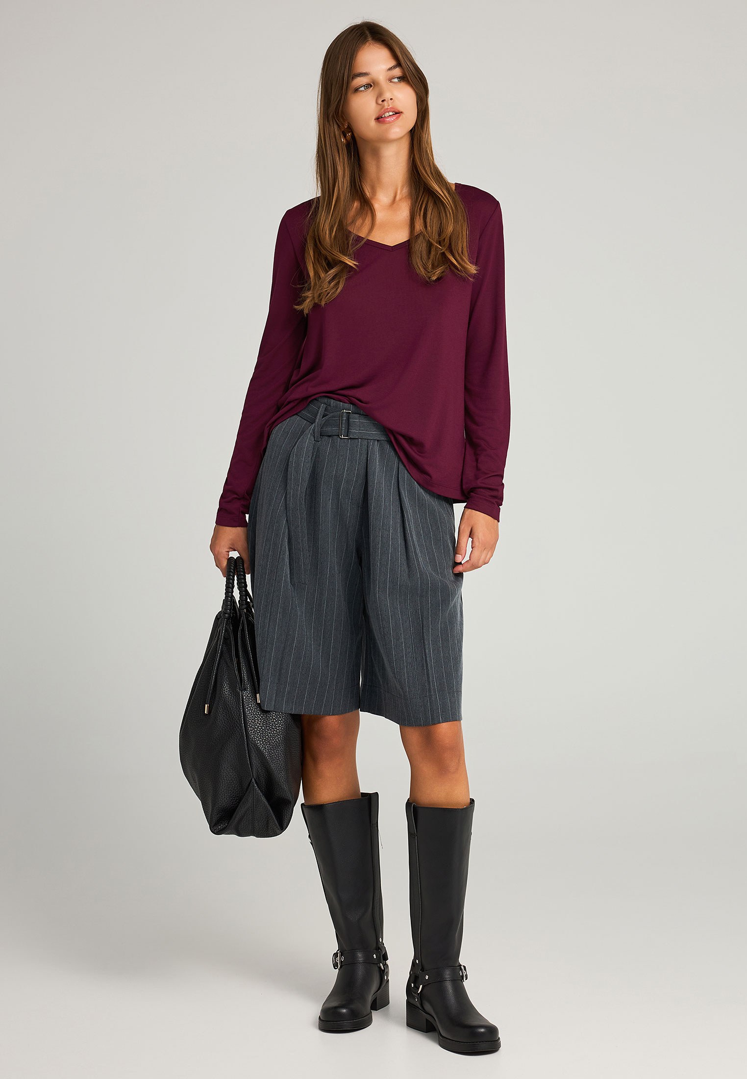 Women's Blouses Funky Buddha Bordeaux