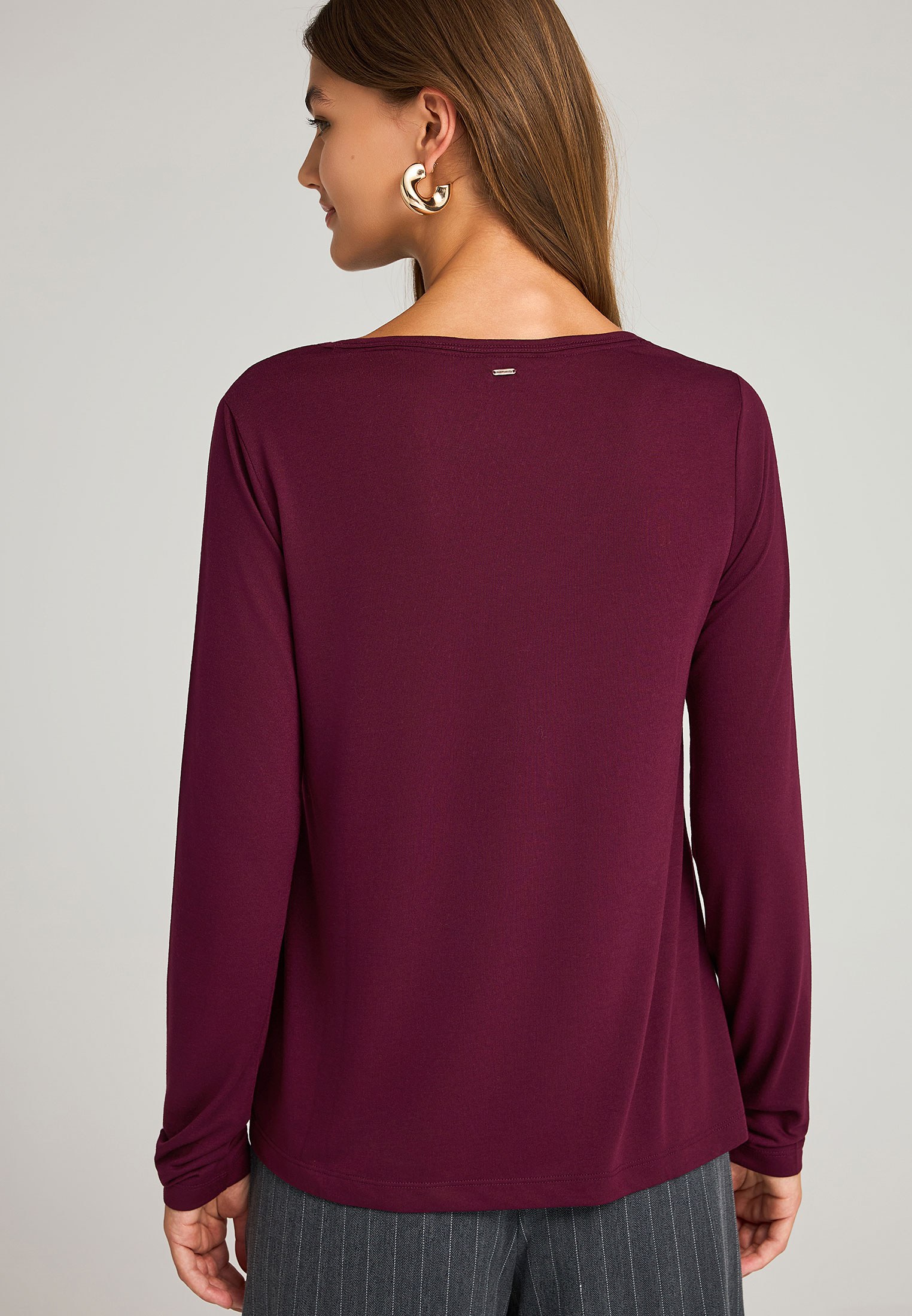 Women's Blouses Funky Buddha Bordeaux