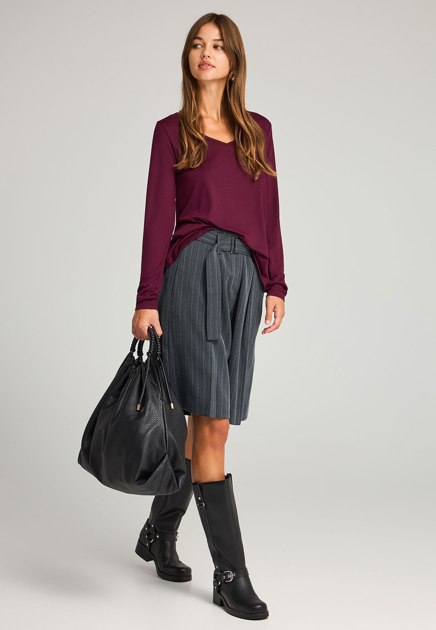 Women's Blouses Funky Buddha Bordeaux