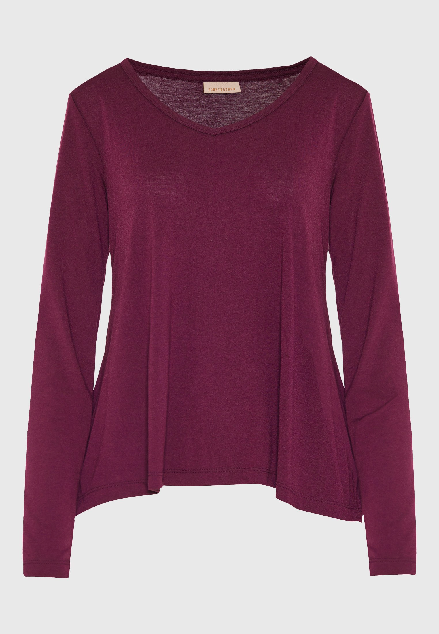 Women's Blouses Funky Buddha Bordeaux