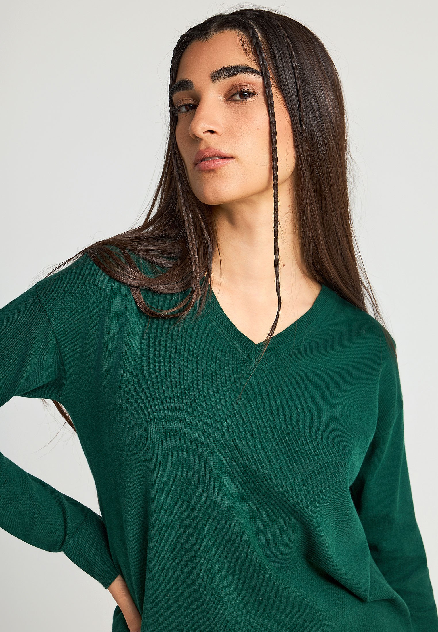 Women's Knitwear Funky Buddha Green