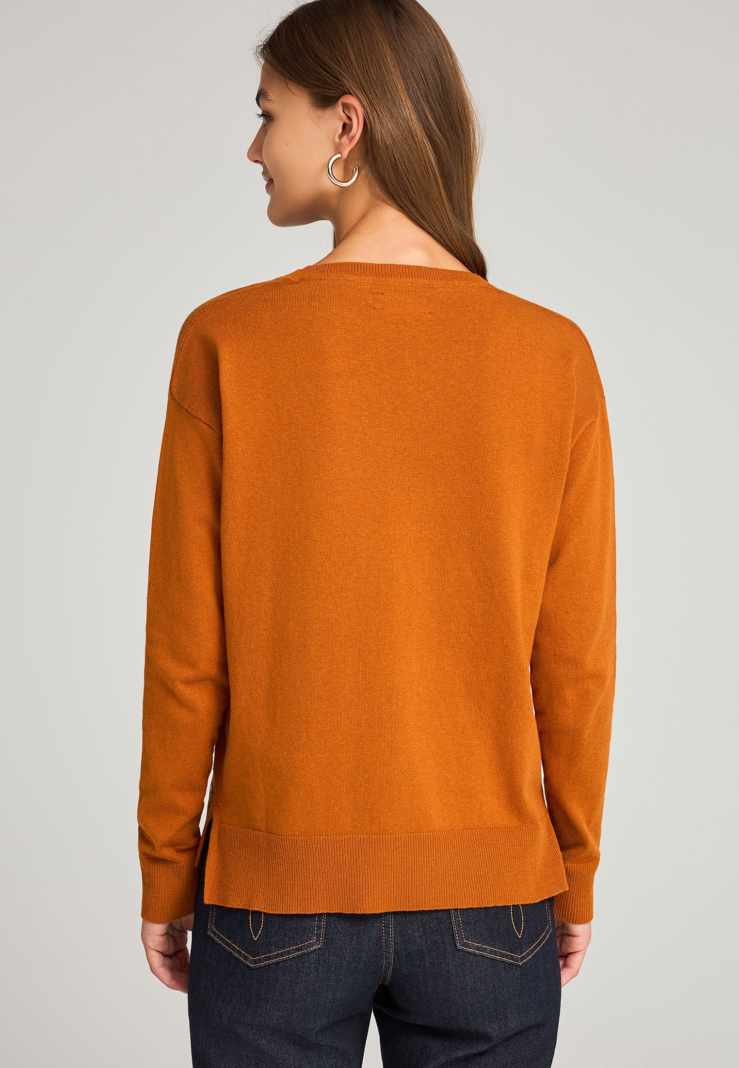 Women's Knitwear Funky Buddha Orange