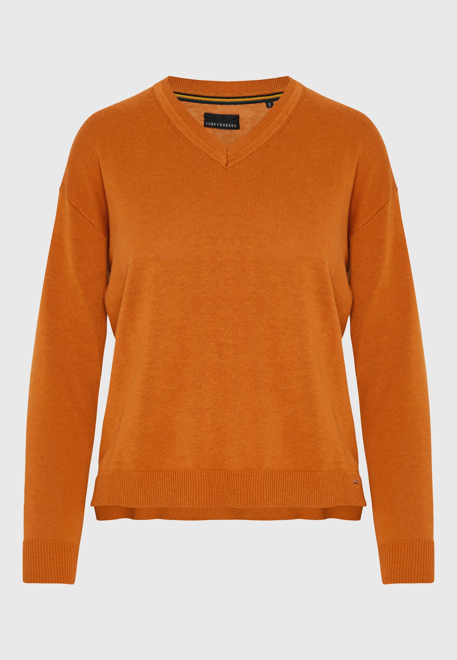 Women's Knitwear Funky Buddha Orange