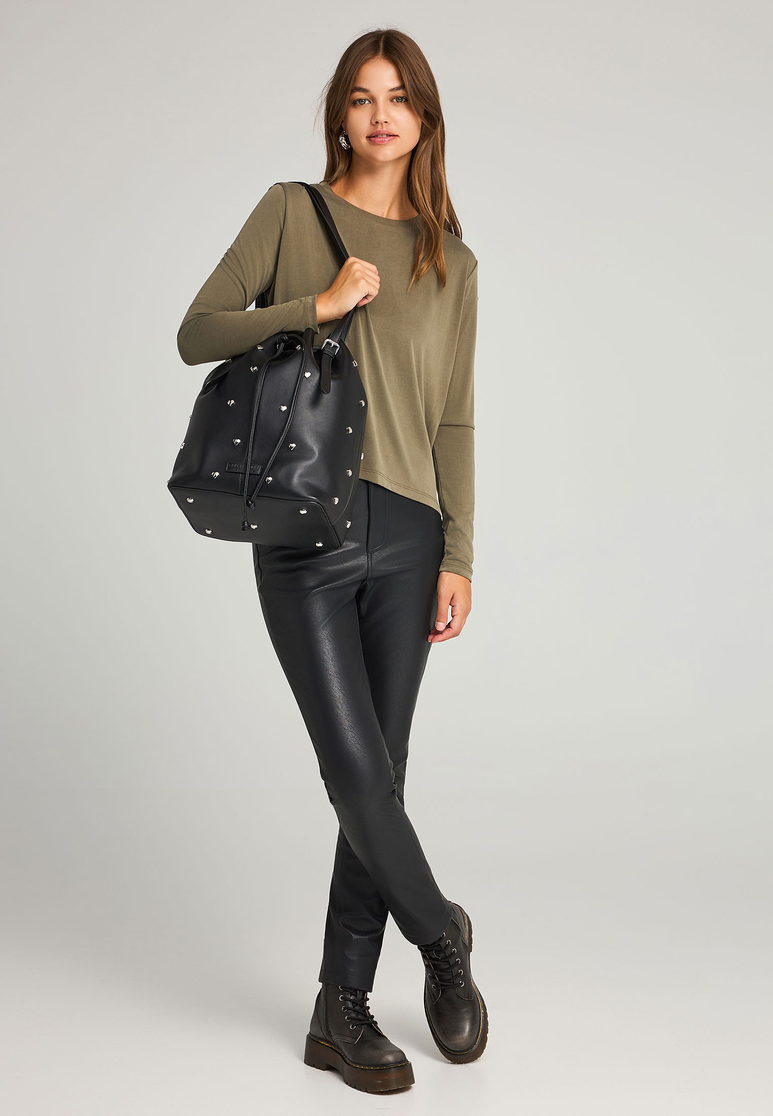 Women's Blouses Funky Buddha Olive