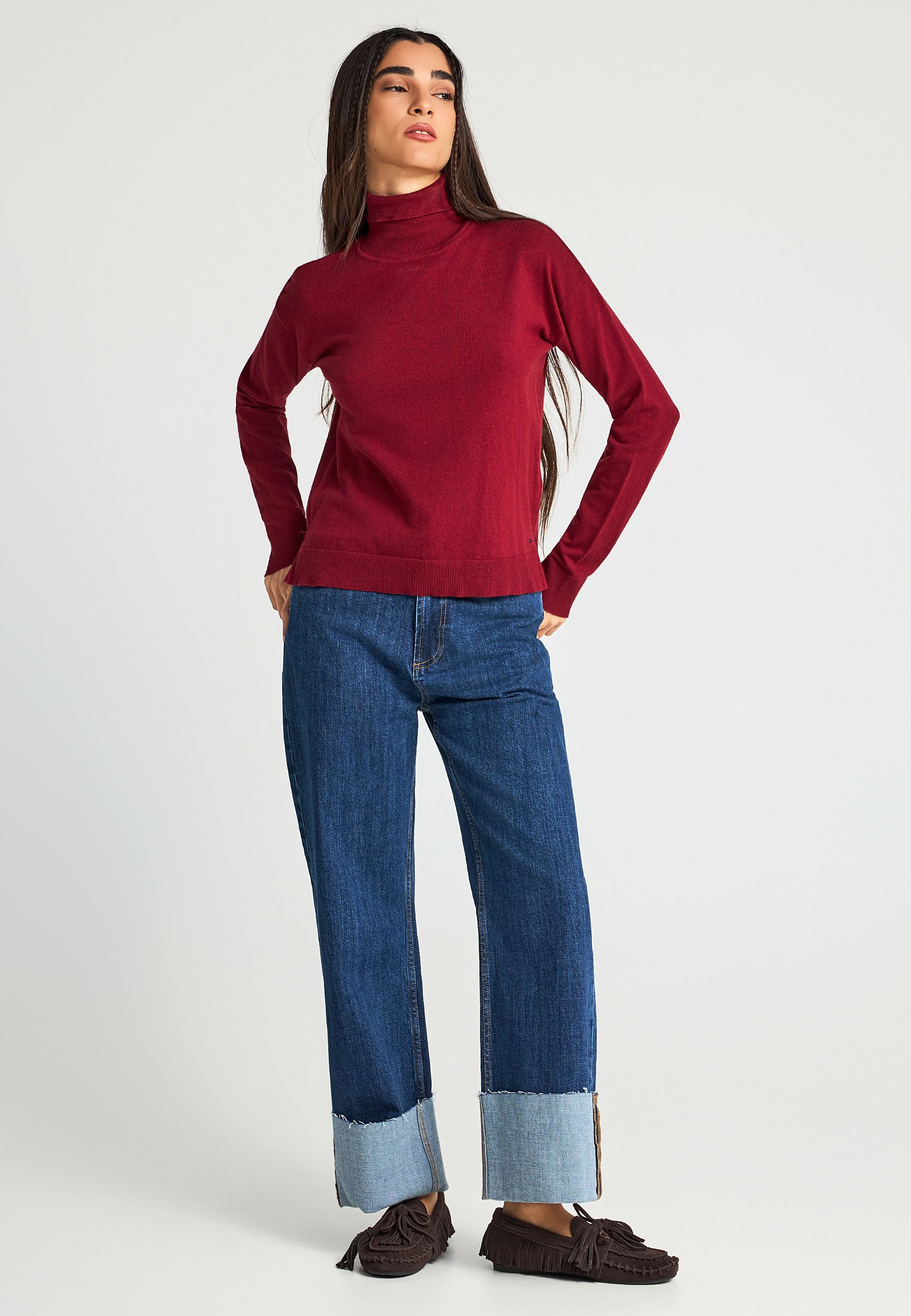 Women's Knitwear Funky Buddha Red