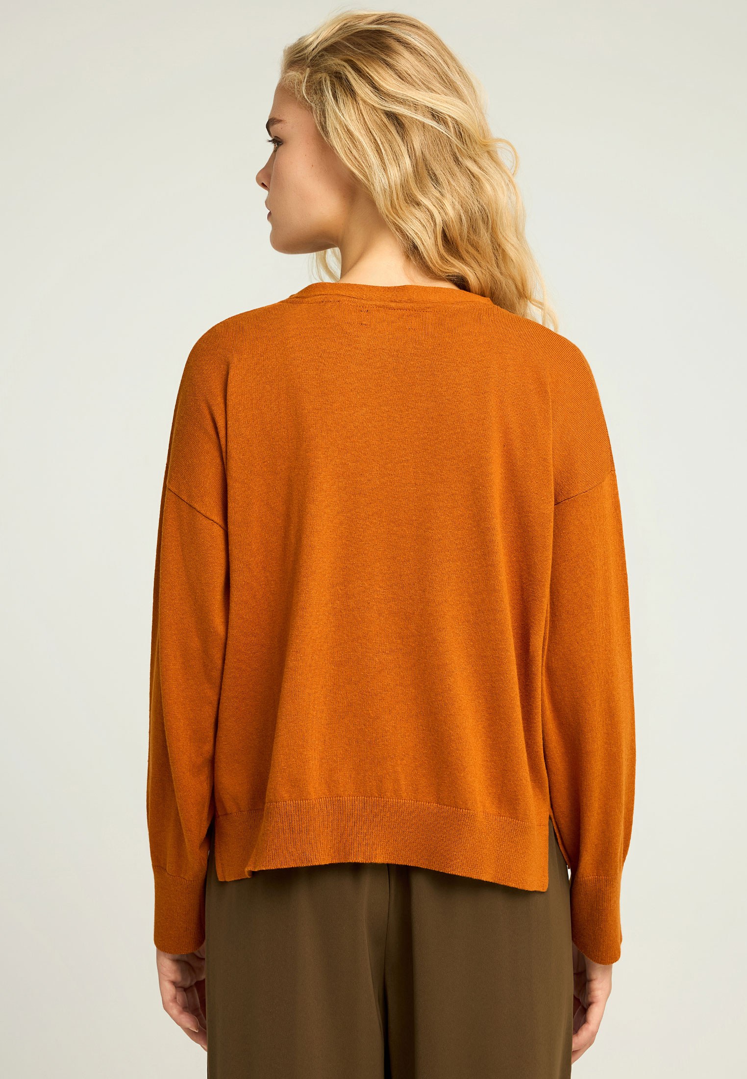 Women's Knitwear Funky Buddha Orange