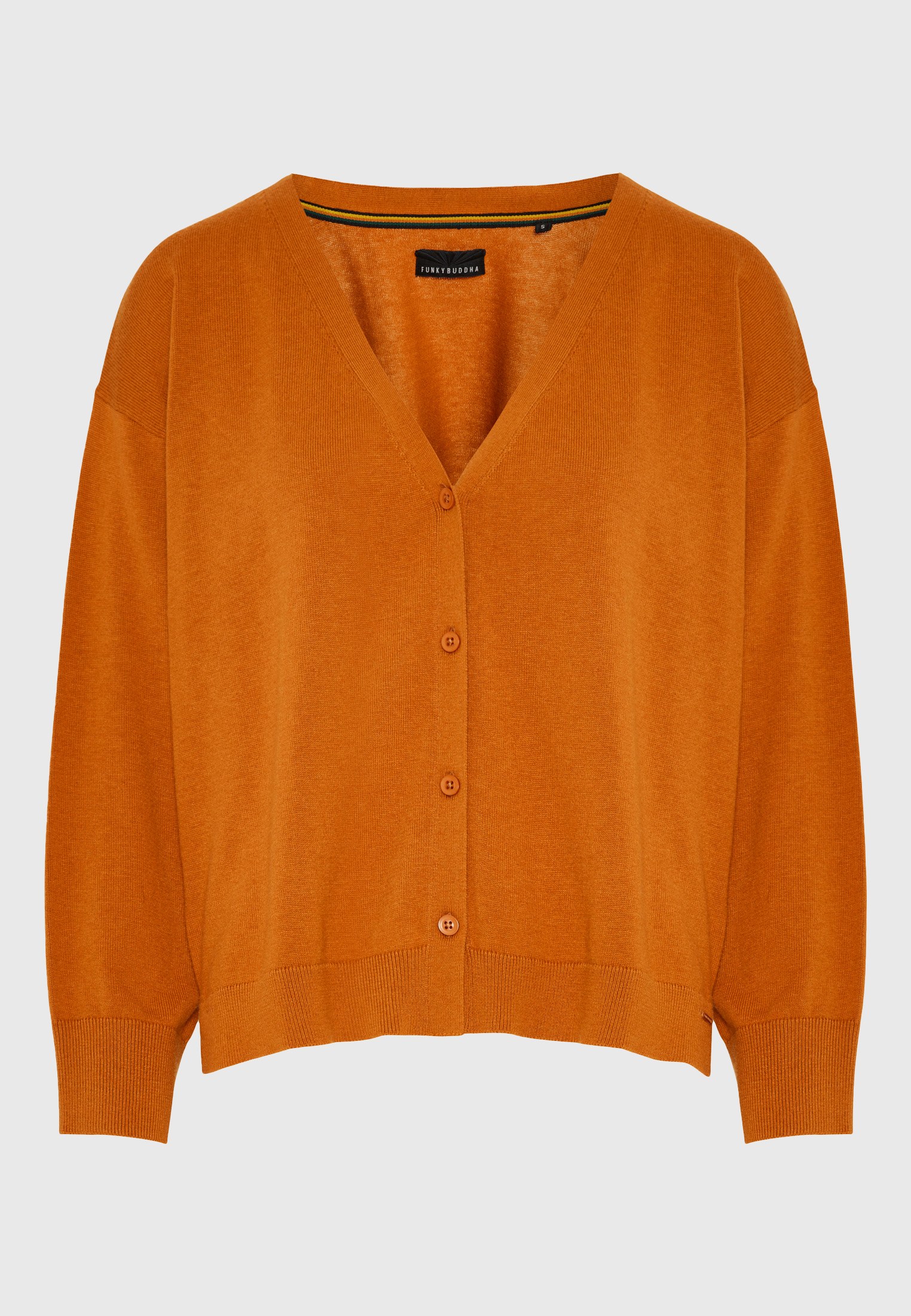 Women's Knitwear Funky Buddha Orange