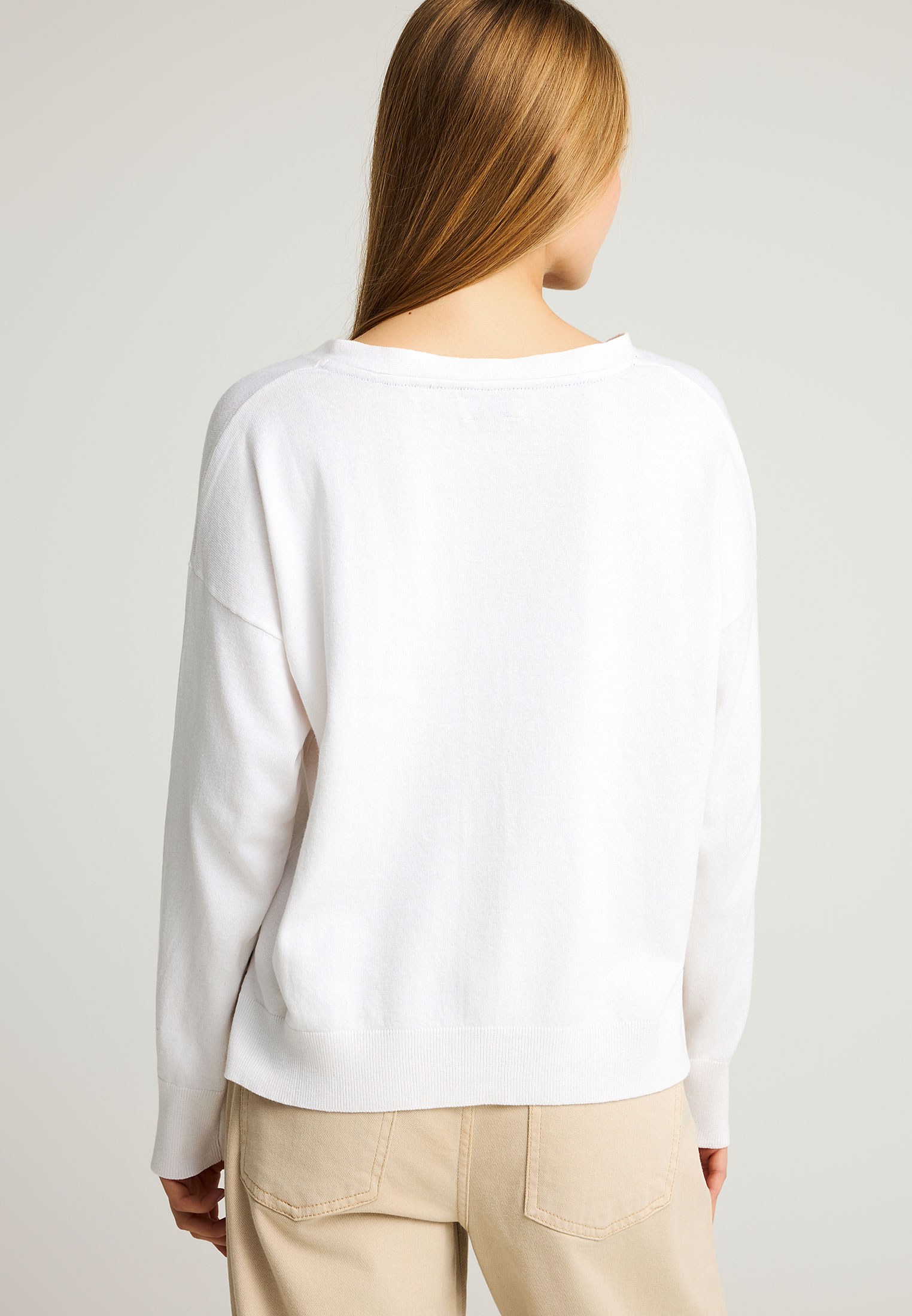 Women's Knitwear Funky Buddha White