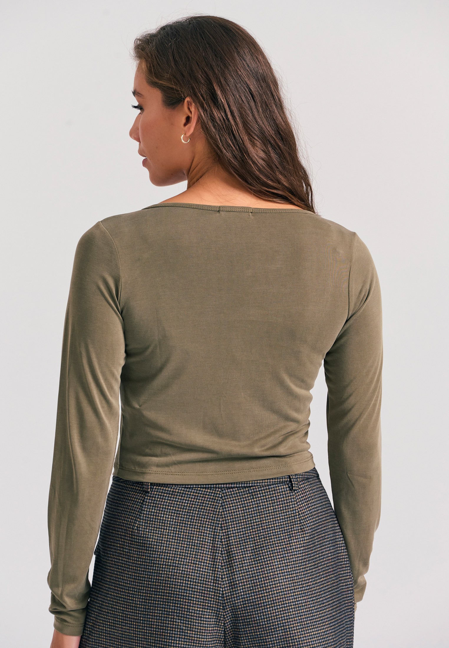 Women's Tops Funky Buddha Olive