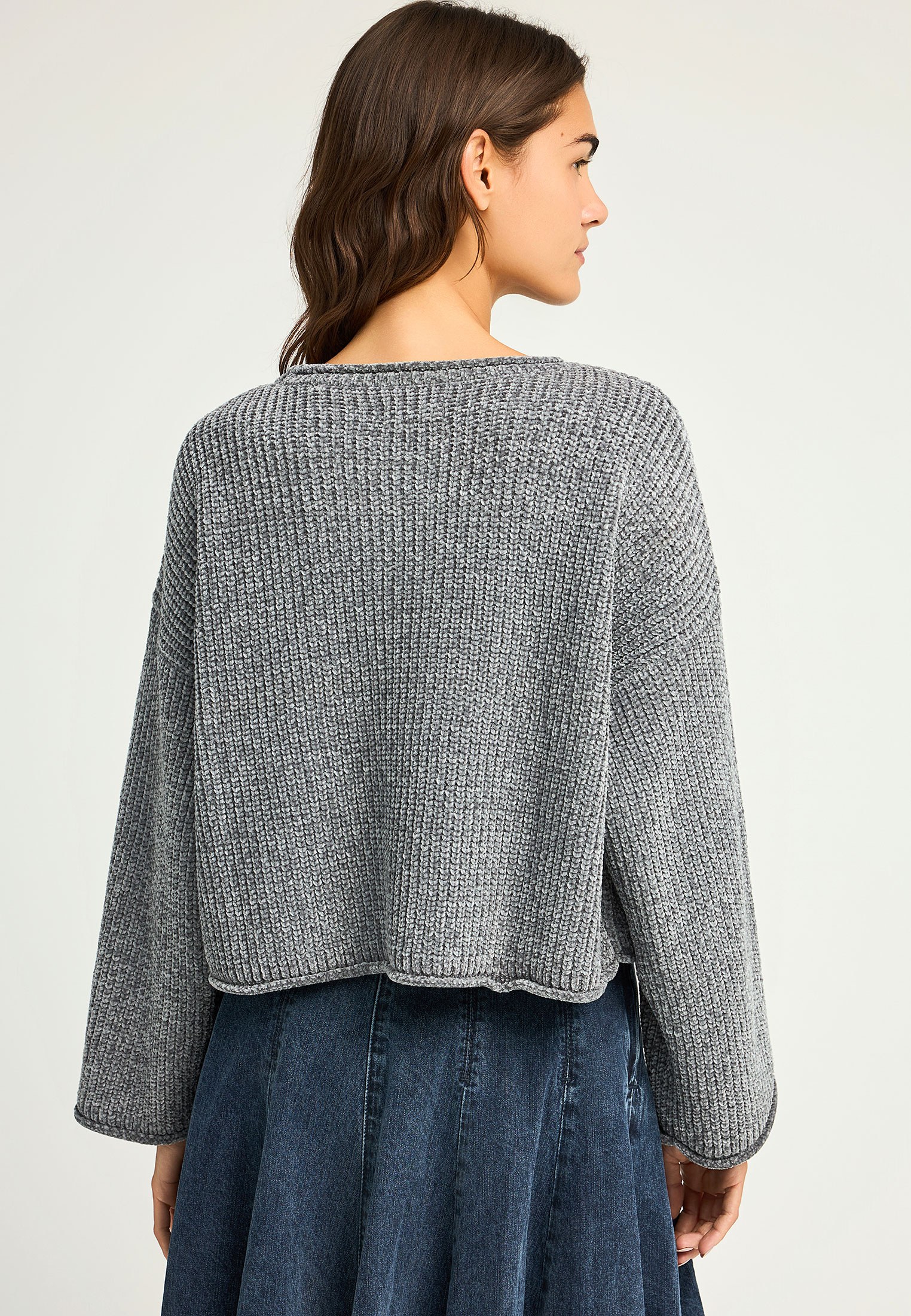 Women's Knitwear Funky Buddha Gray