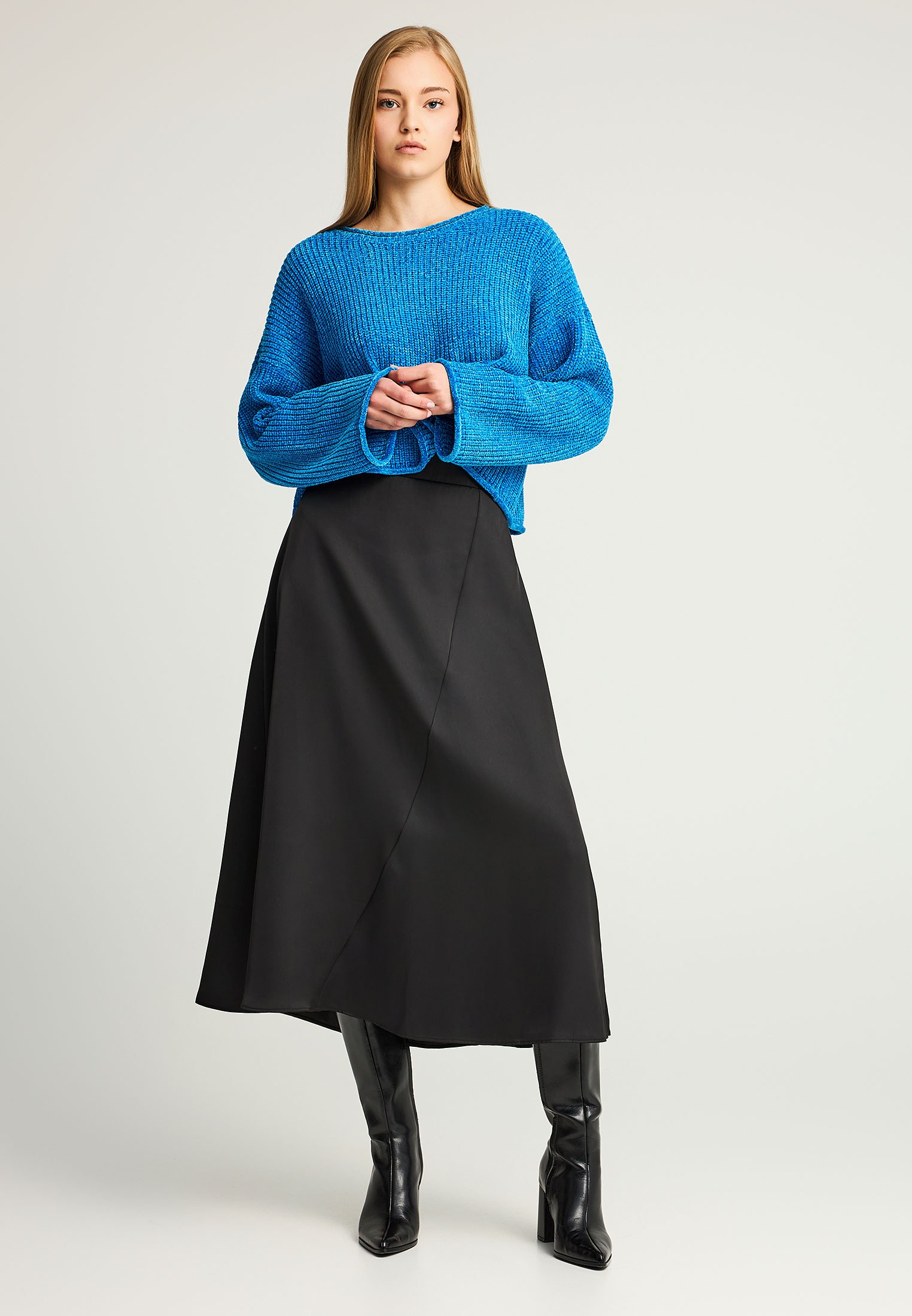 Women's Knitwear Funky Buddha Blue