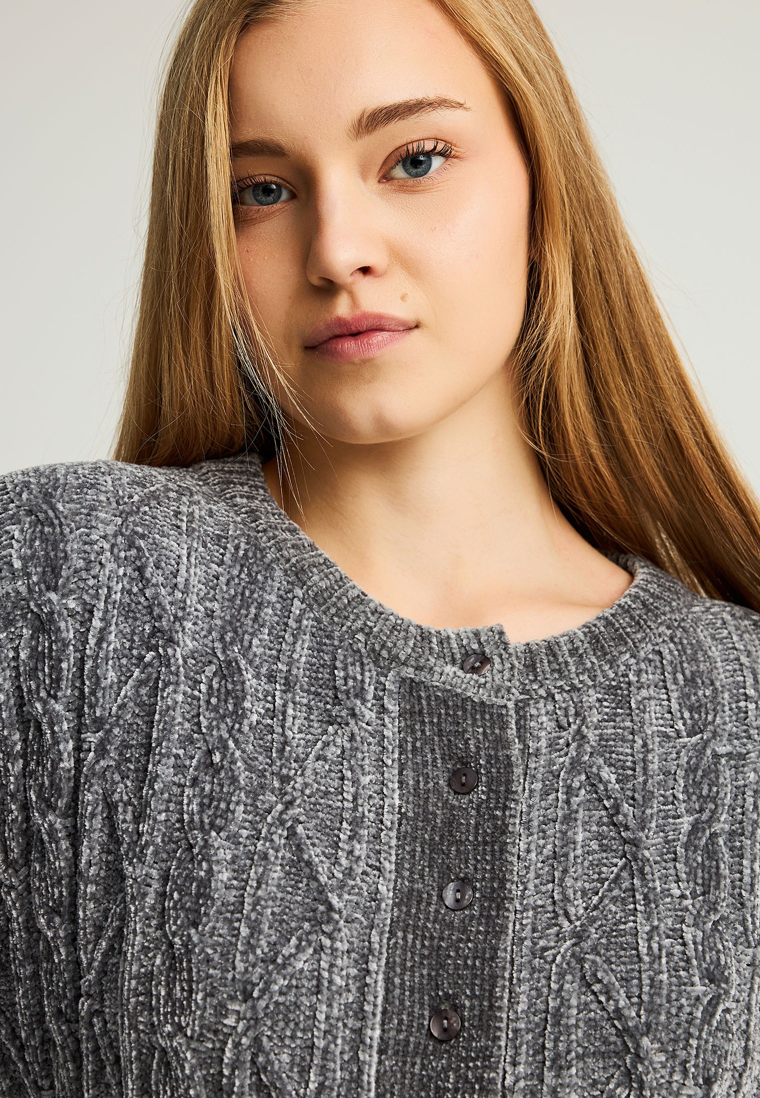 Women's Knitwear Funky Buddha Gray